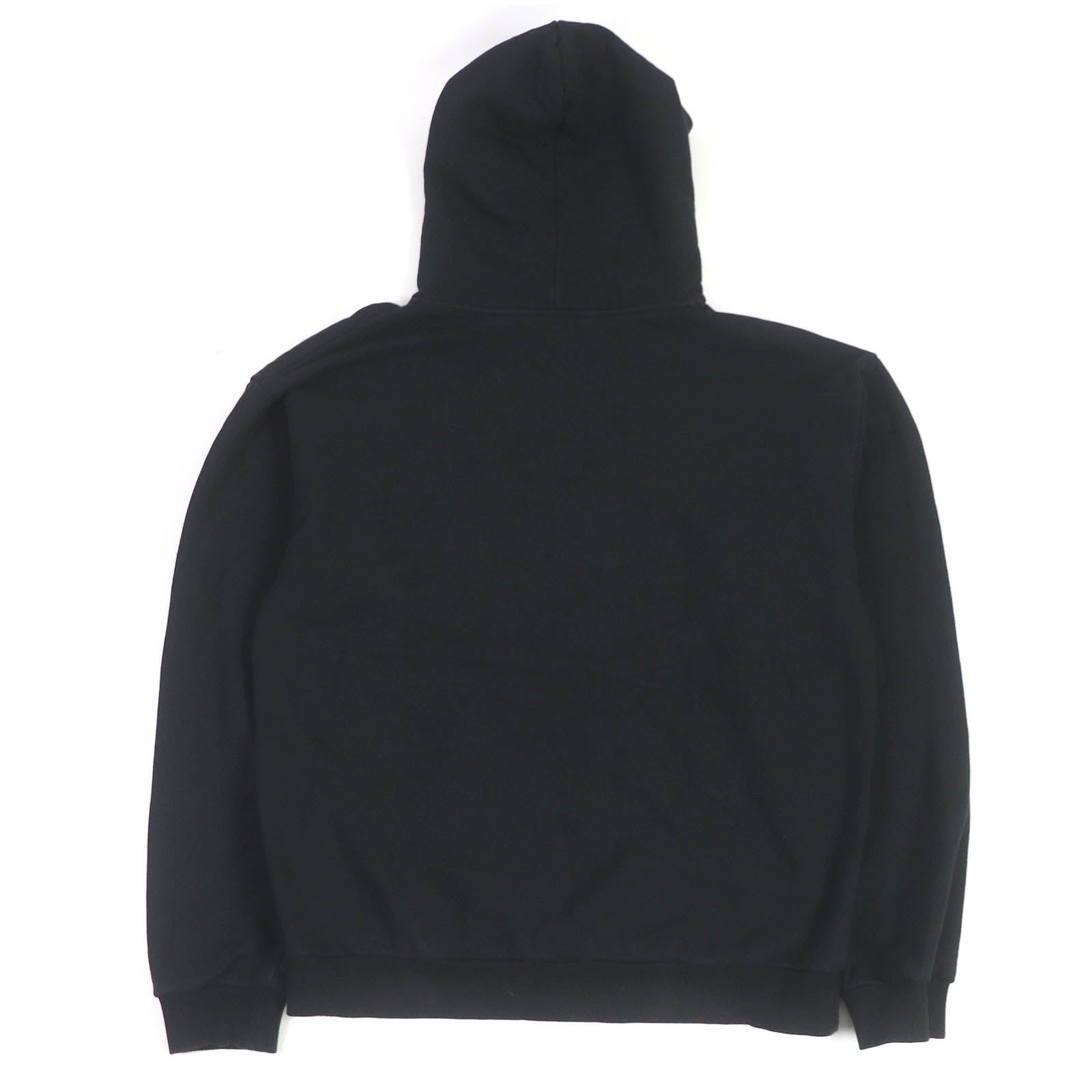 CELINE Cotton Message Print Hoodie Black L