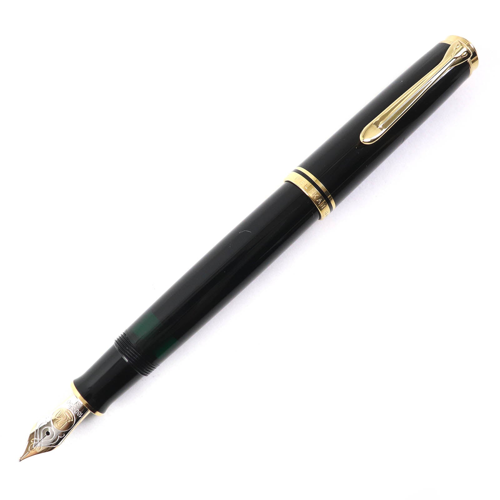 PERIKAN M805 SOUVERAN 18K Fountain Pen Black Gold