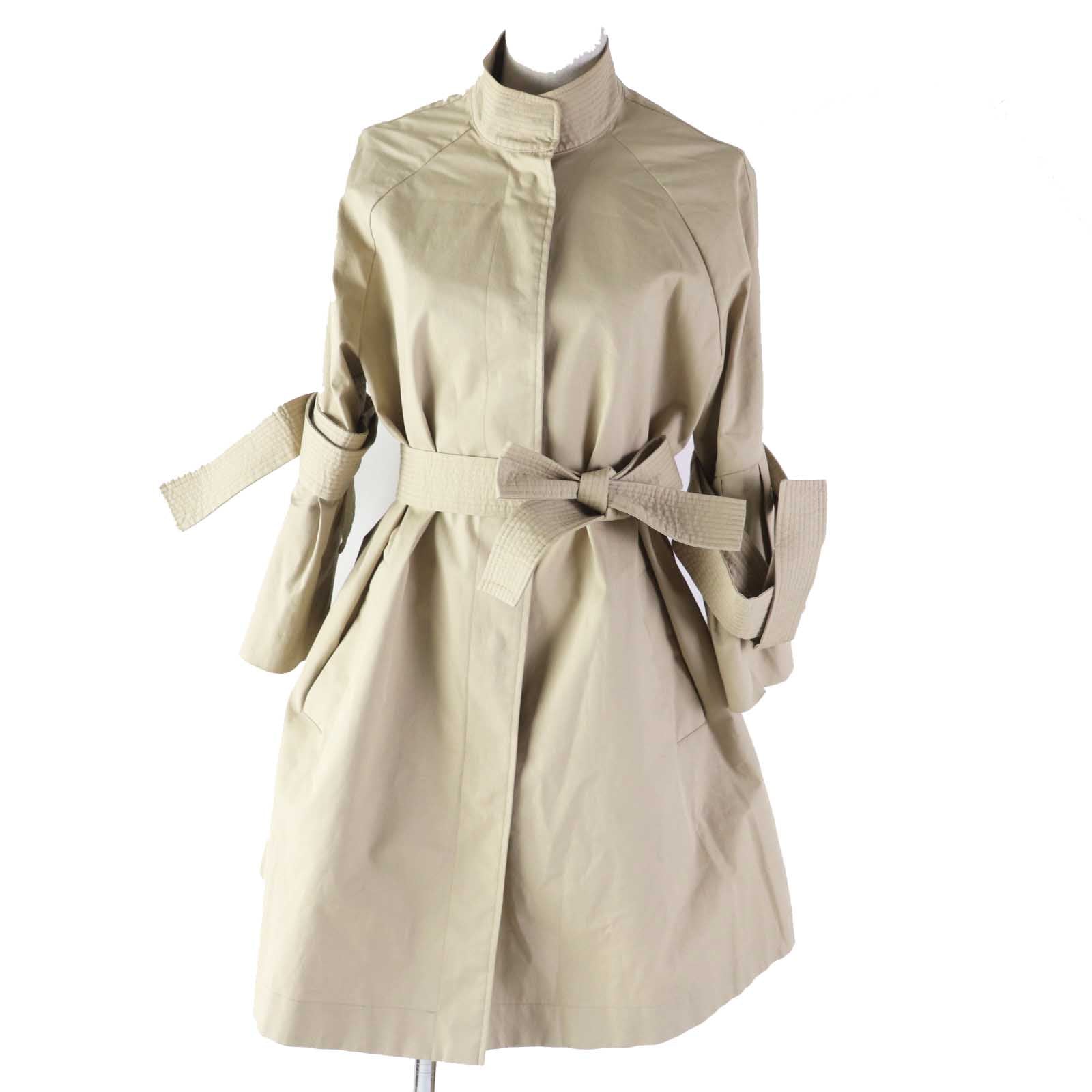 Moncler ADHAFERA A-line Coat Beige Women