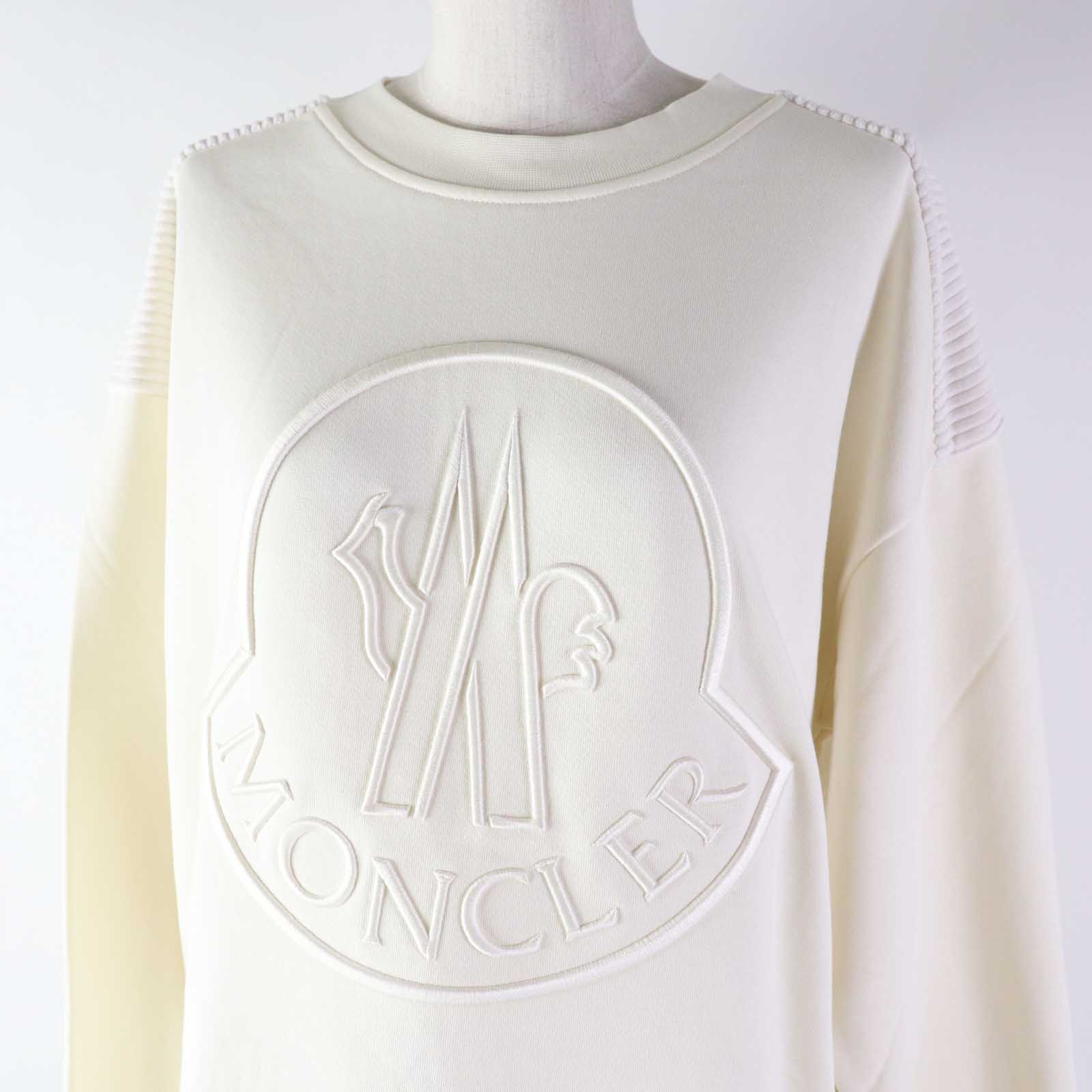 Moncler Cotton Nylon Logo Sweatshirt XS Women