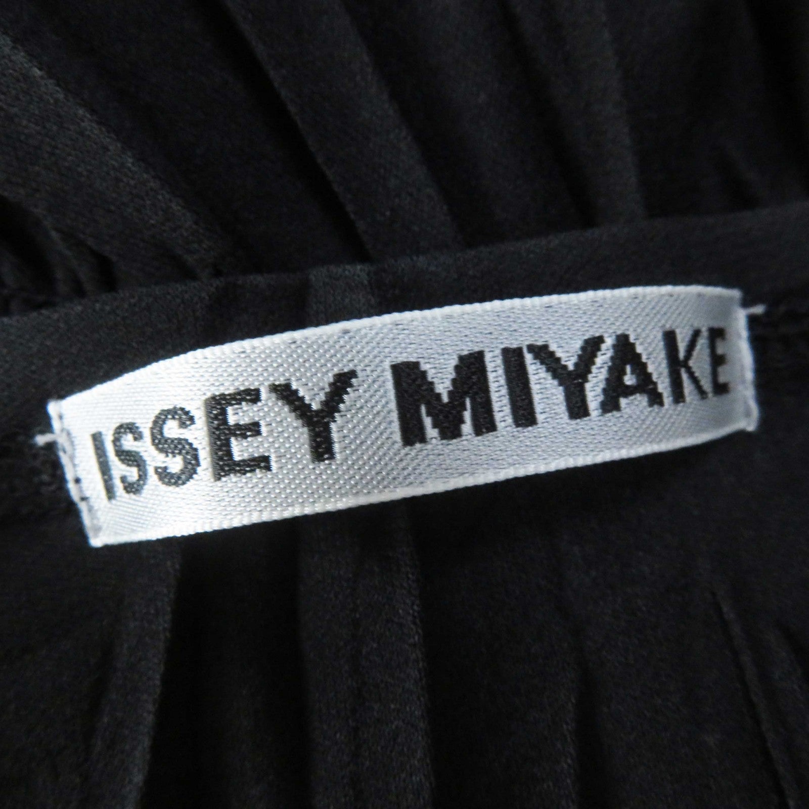 Issey Miyake Cowl Neck Pleated Dress