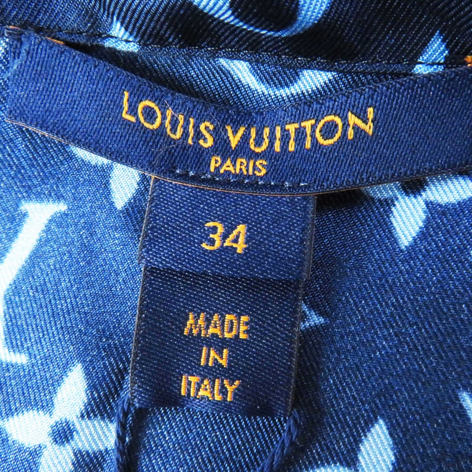 Louis Vuitton Silk Monogram Pajama Shirt