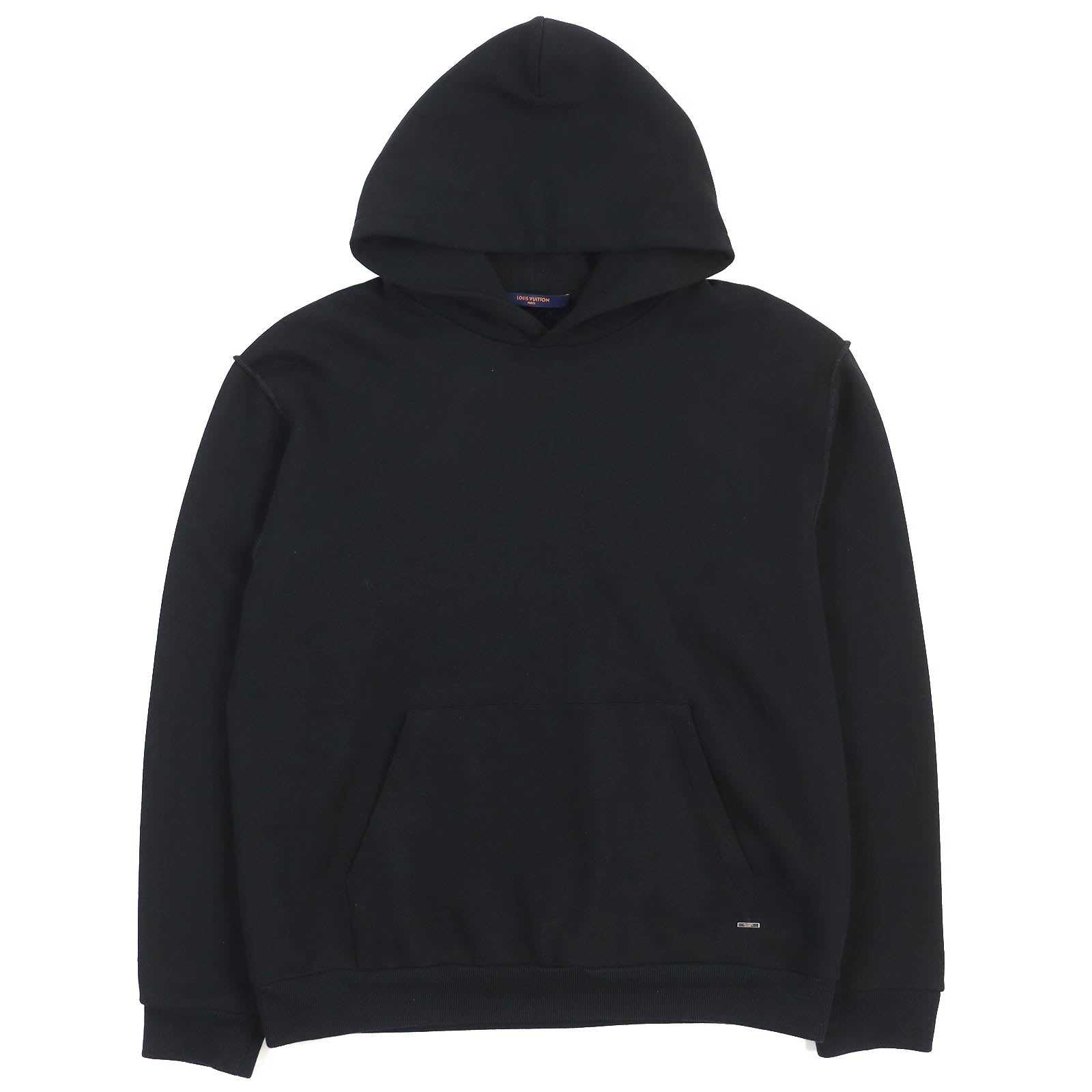 Louis Vuitton Cotton Hoodie Pullover Black L