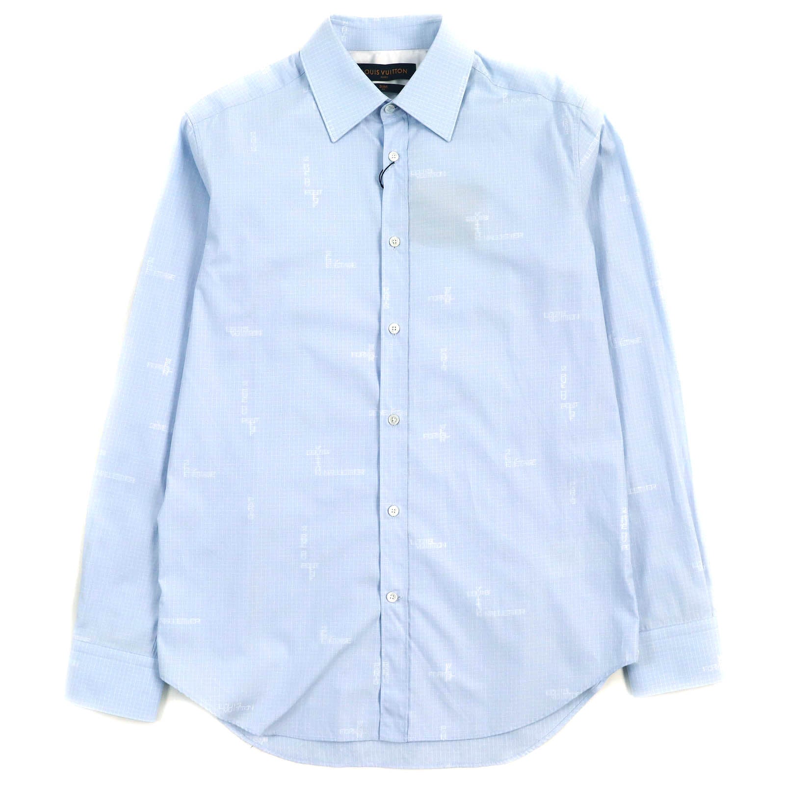 Louis Vuitton Cotton Logo Check Shirt SLJ9003