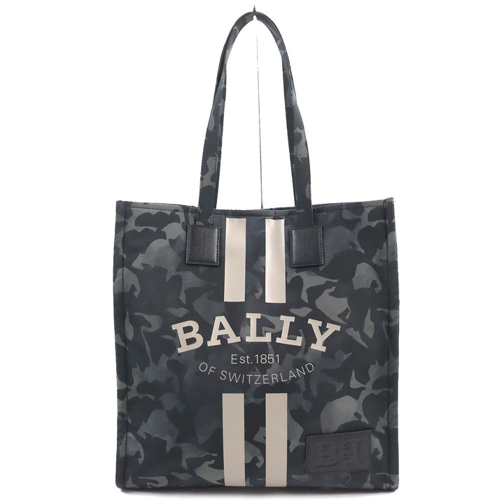 Bally Camouflage Leather Tote Bag