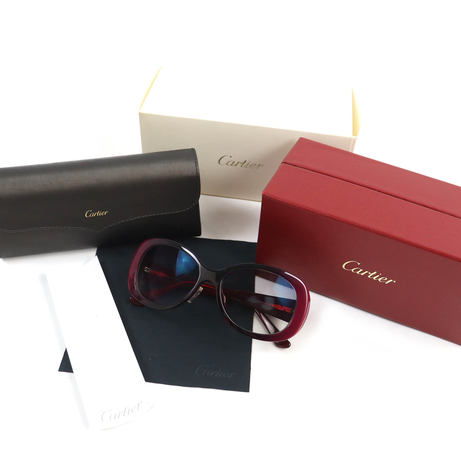 Cartier Must Line Gradient Sunglasses Silver