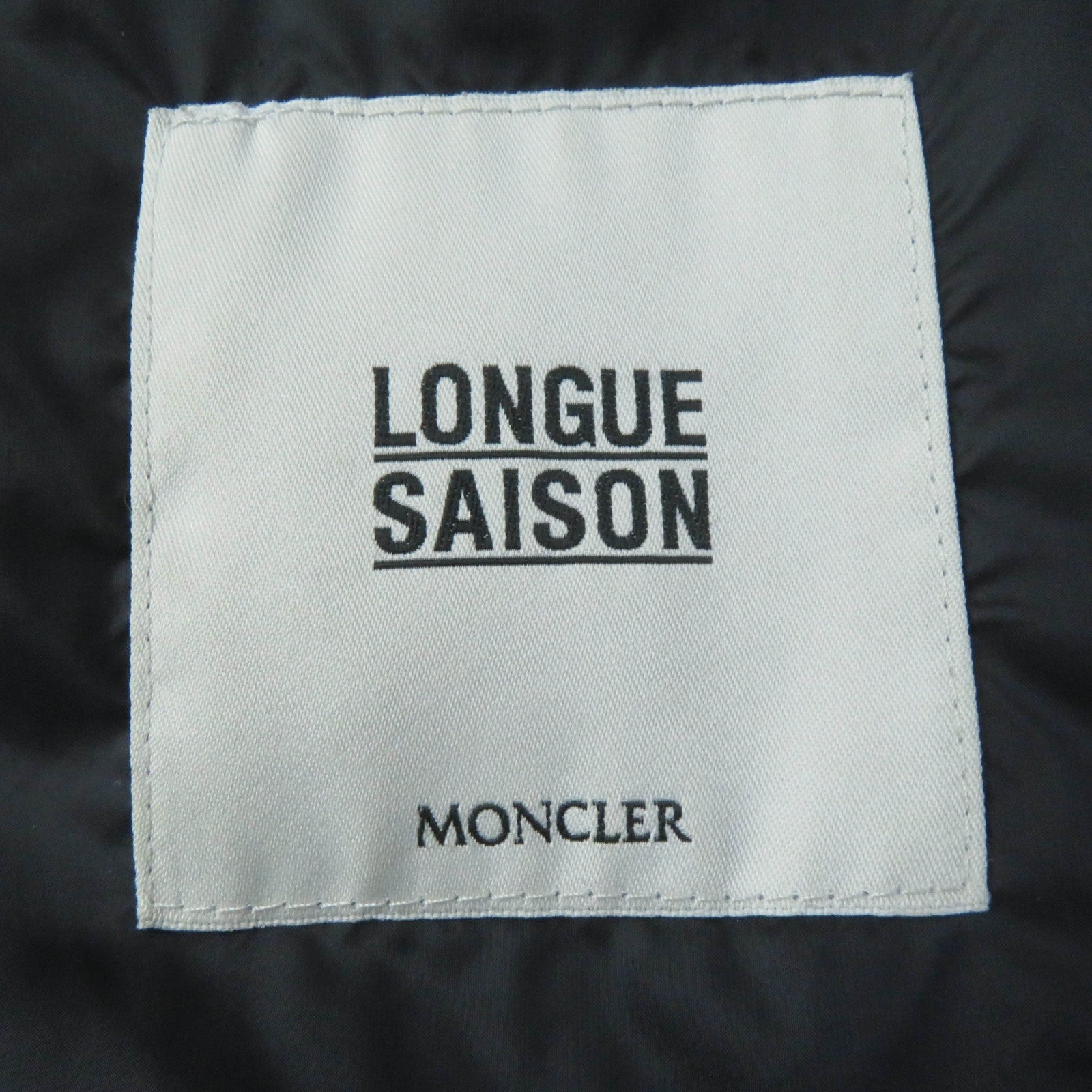 Moncler Nylon Amethyste Zip Up Down Jacket