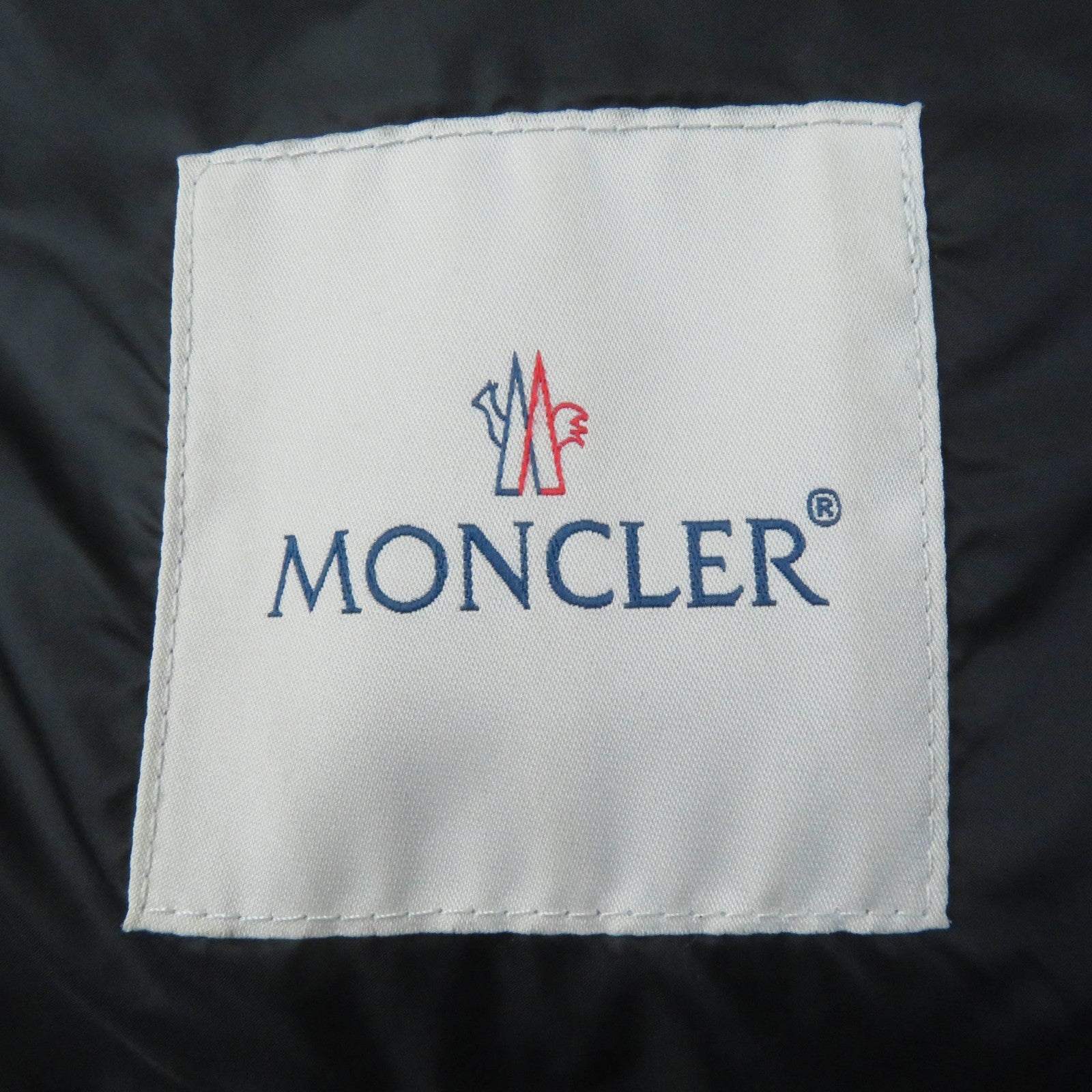 Moncler Nylon Amethyste Zip Up Down Jacket