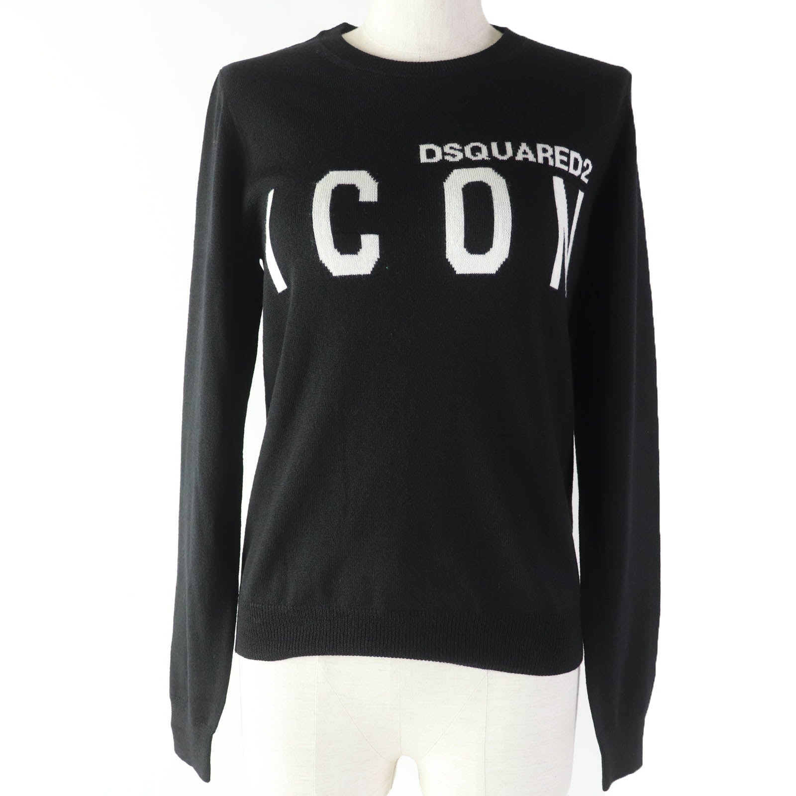 DSQUARED2 Wool ICON Logo Knit Sweater XS