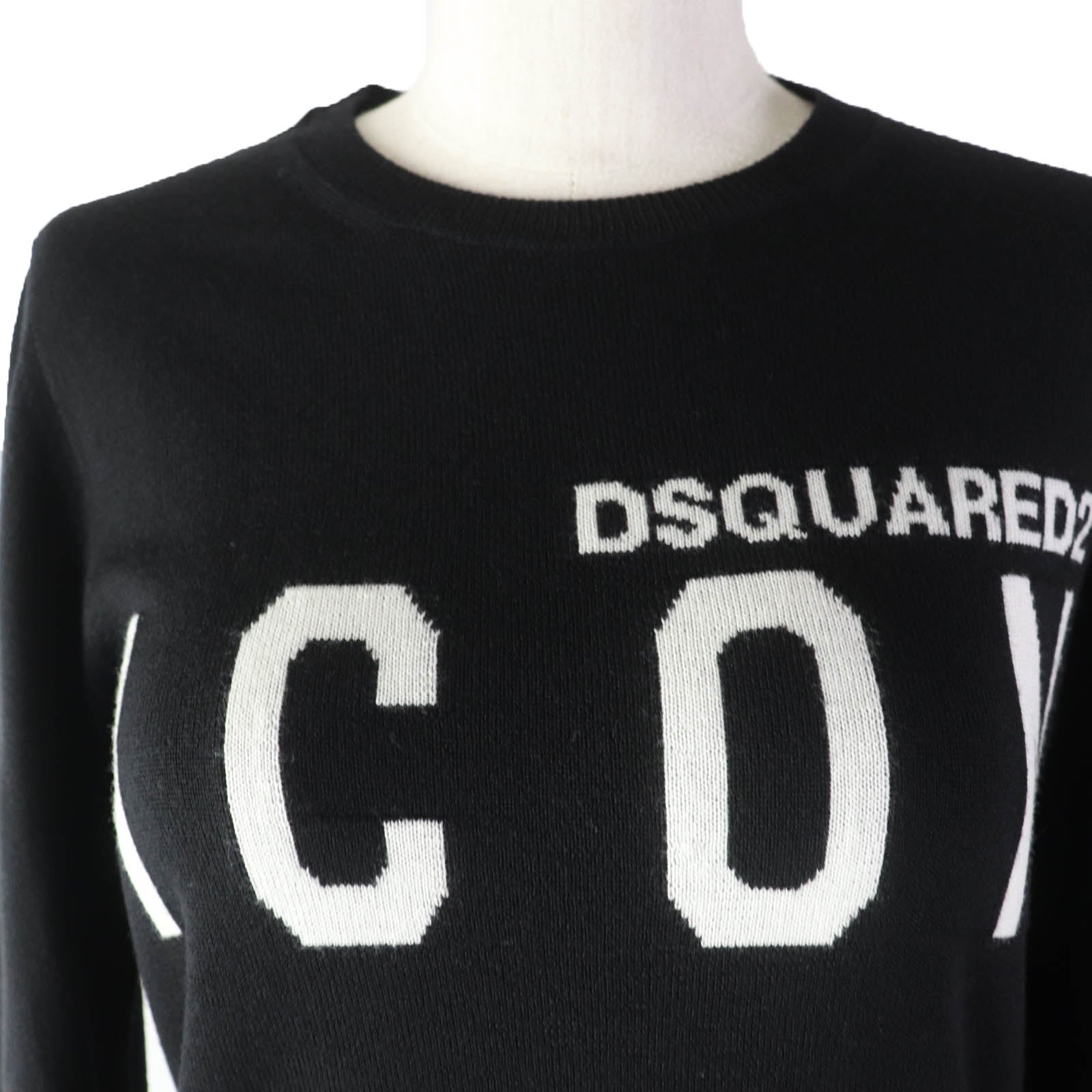 DSQUARED2 Wool ICON Logo Knit Sweater XS