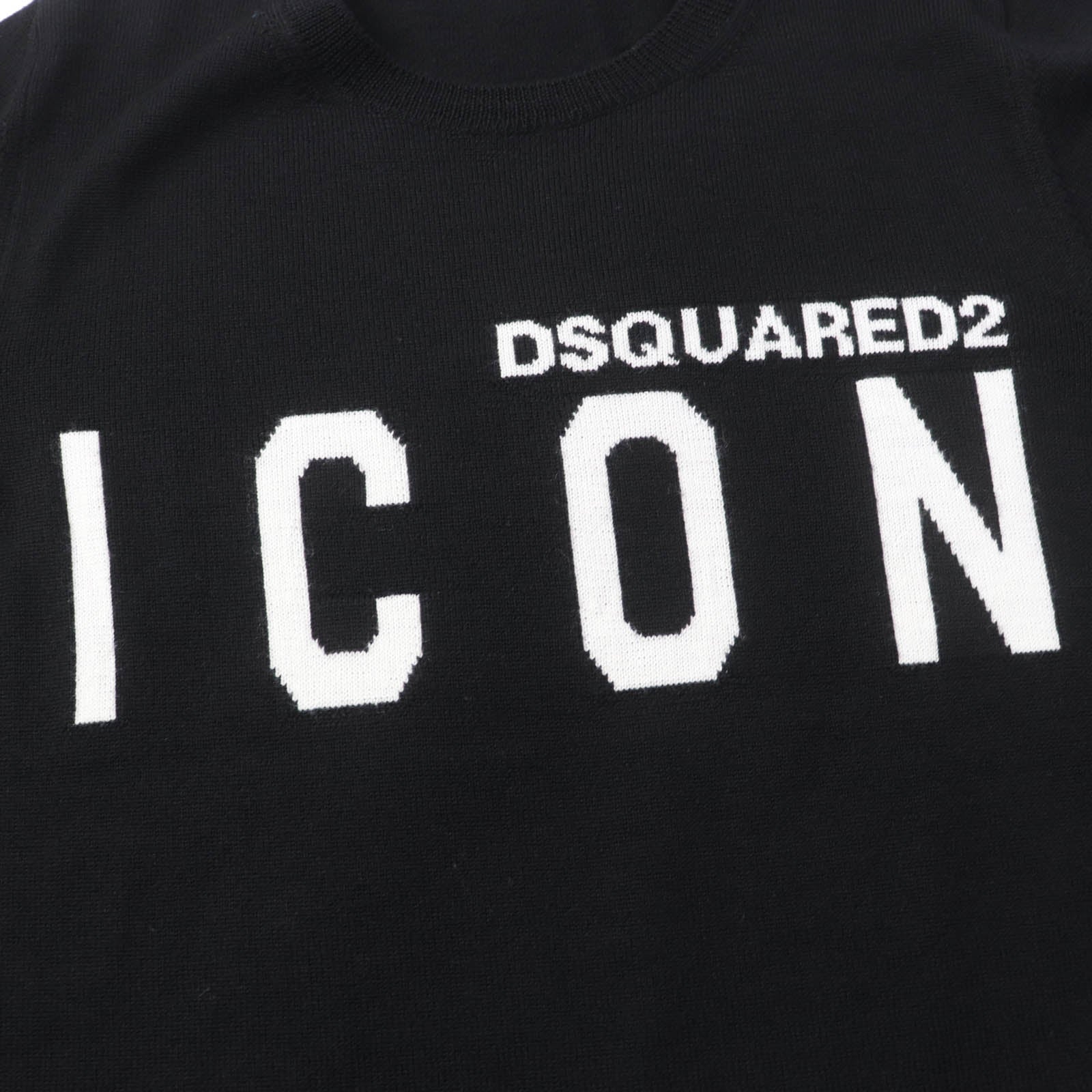 DSQUARED2 Wool ICON Logo Knit Sweater XS