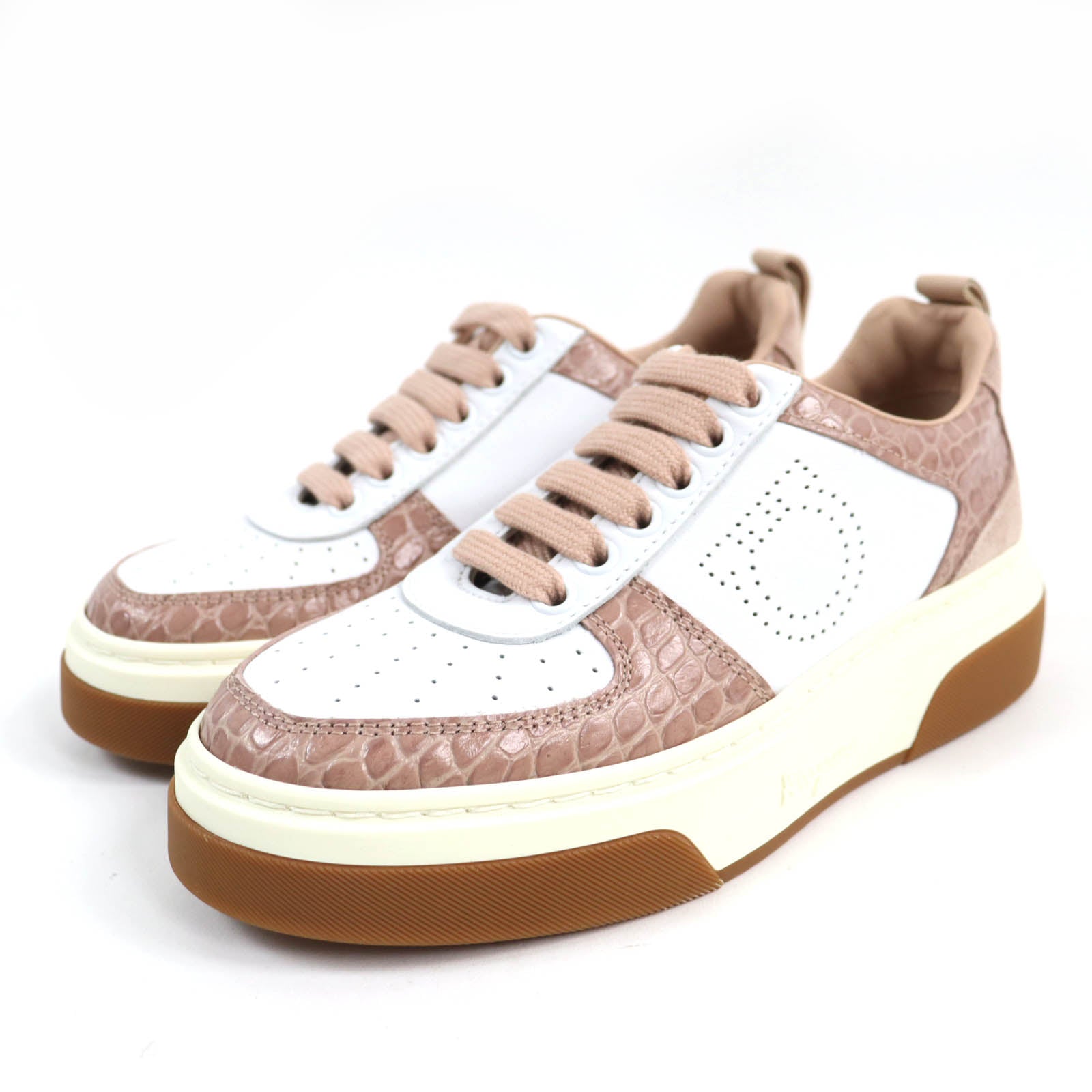 Salvatore Ferragamo Cassina Leather Sneakers Women