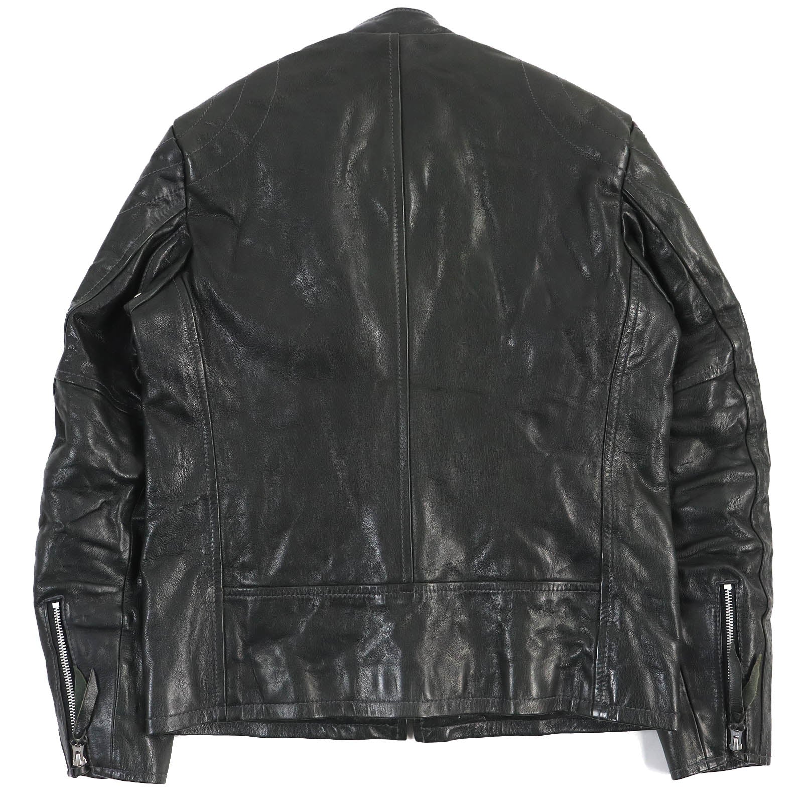 Schott Padded Goatskin Riders Jacket Black L