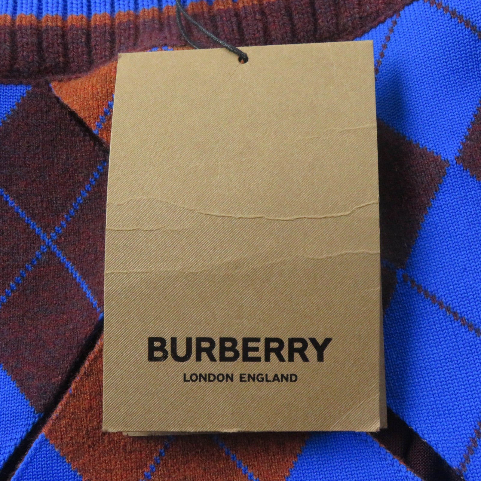 Burberry Argyle Knit Skirt Multicolor XS