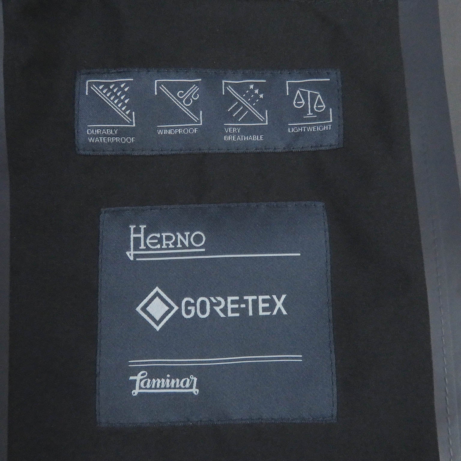 Herno GORE-TEX Hooded Long Coat Black