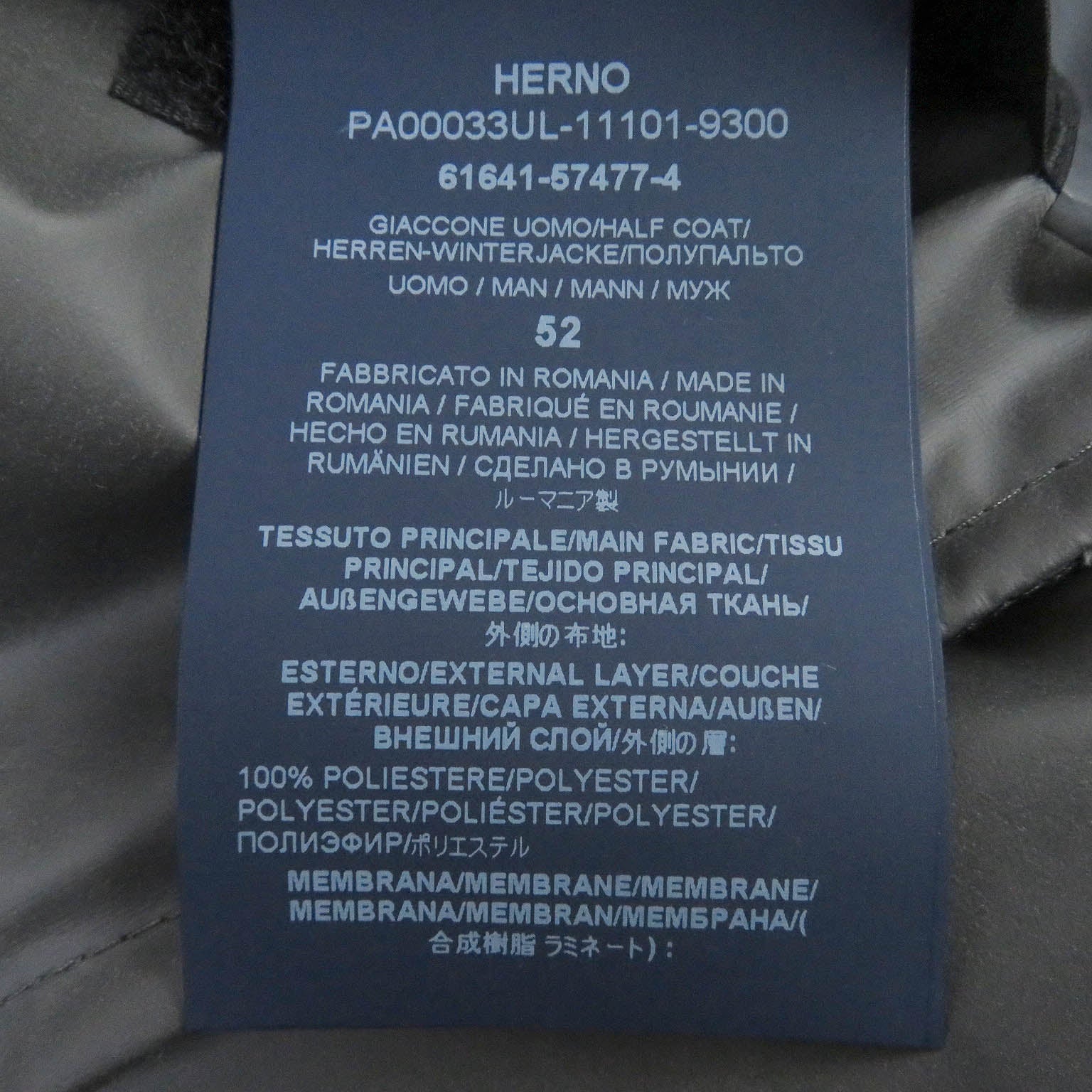 Herno GORE-TEX Hooded Long Coat Black