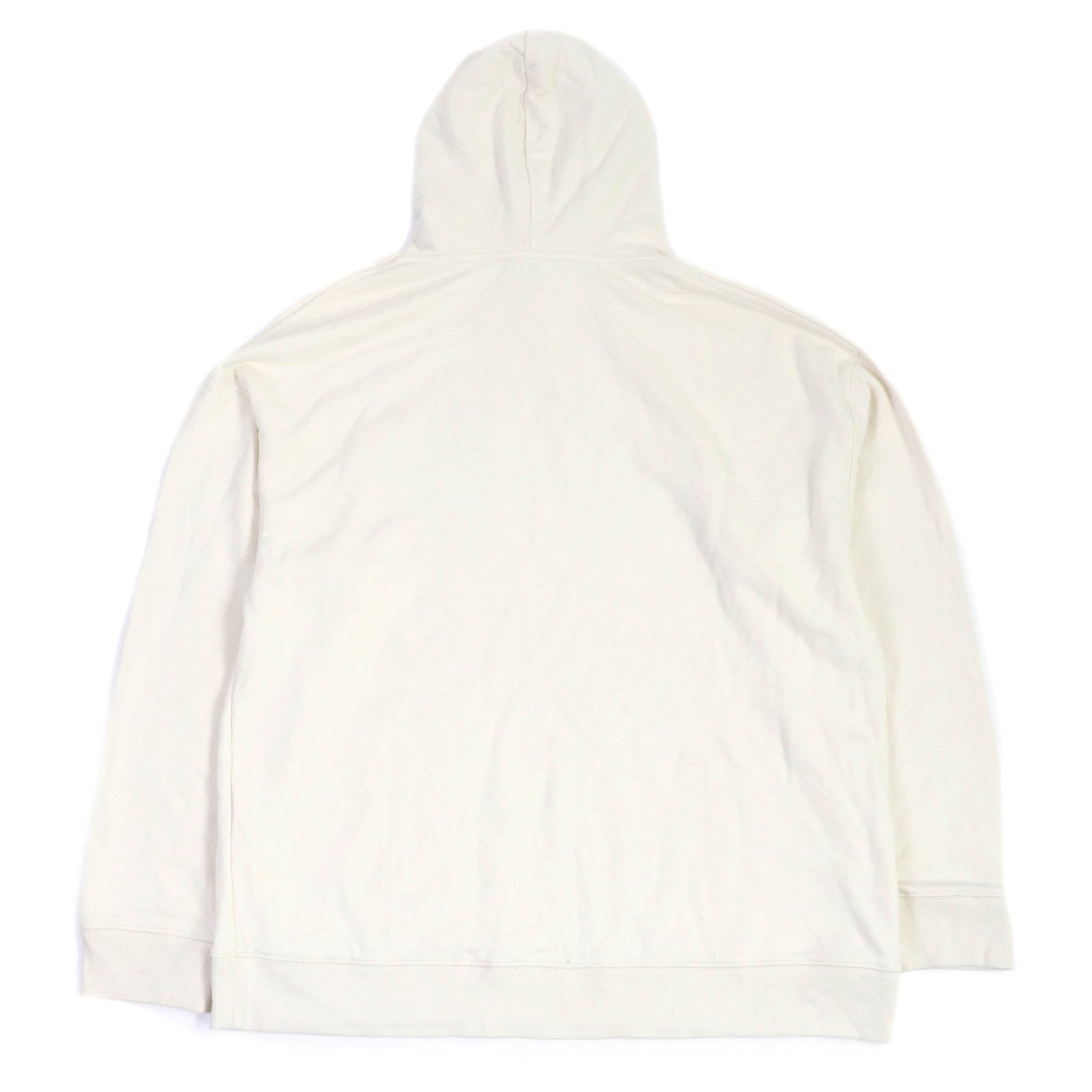 Loewe Anagram Leather Patch Hoodie Ivory L