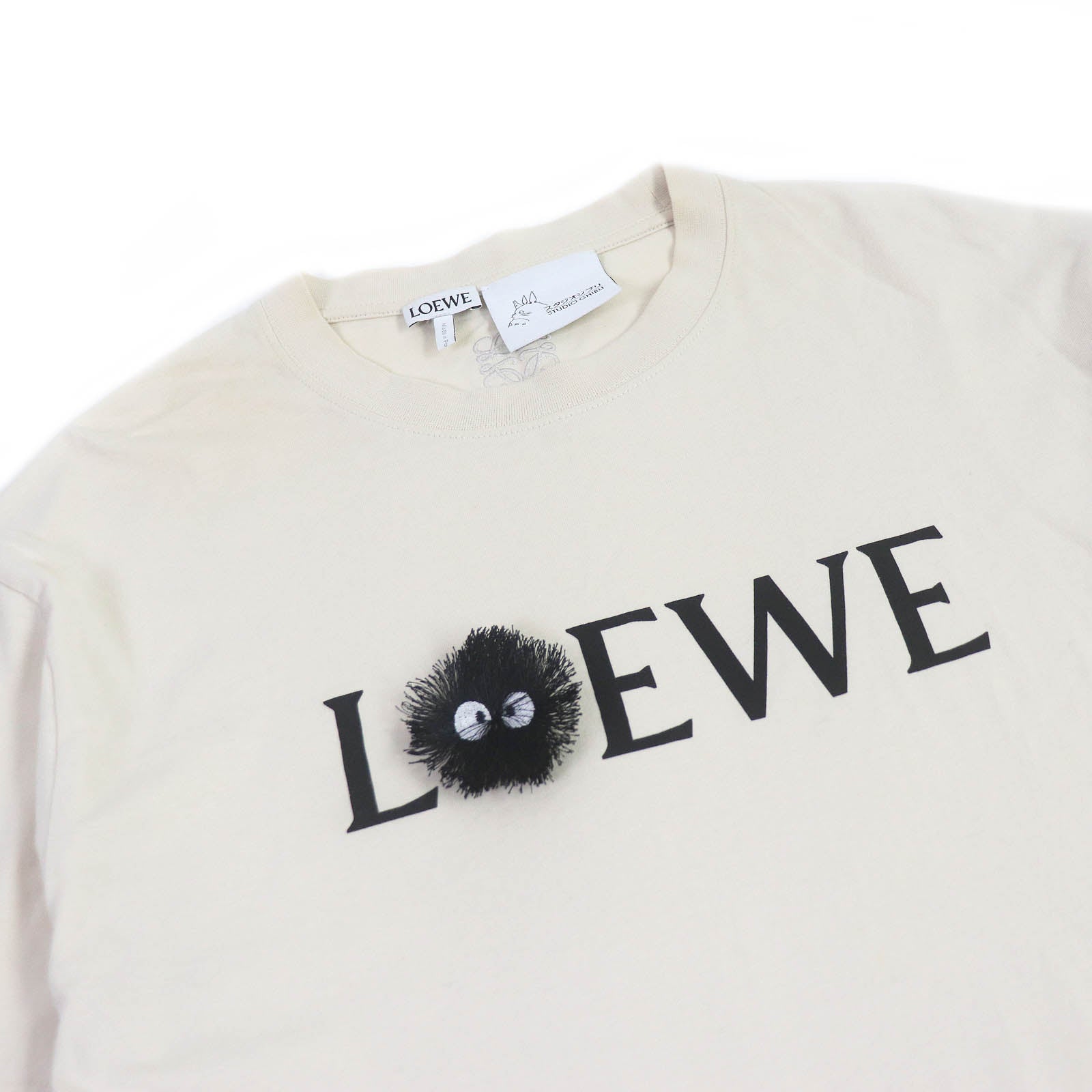 Loewe Totoro T-shirt XS Black Cotton