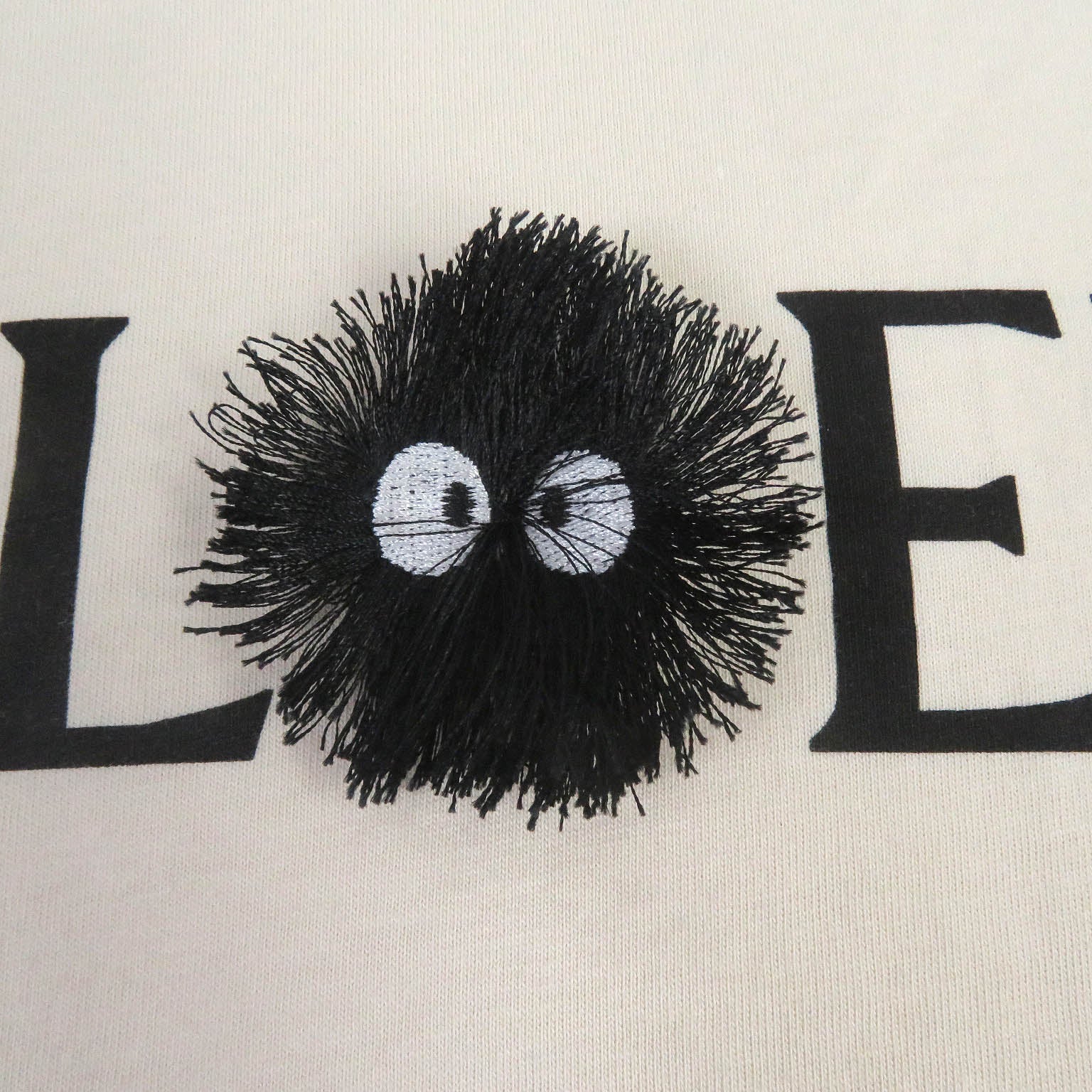 Loewe Totoro T-shirt XS Black Cotton