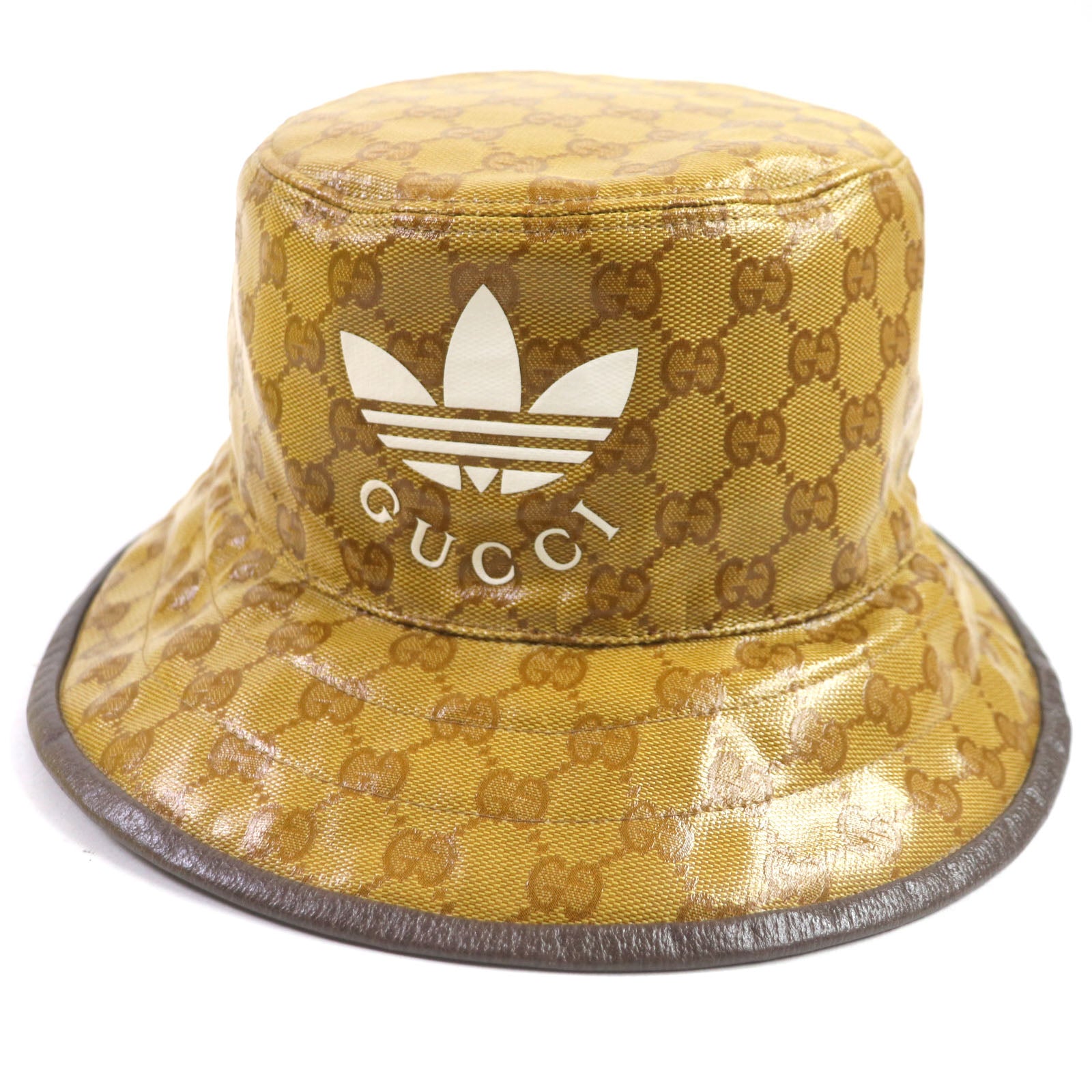 Gucci GG Pattern Bucket Hat Brown S