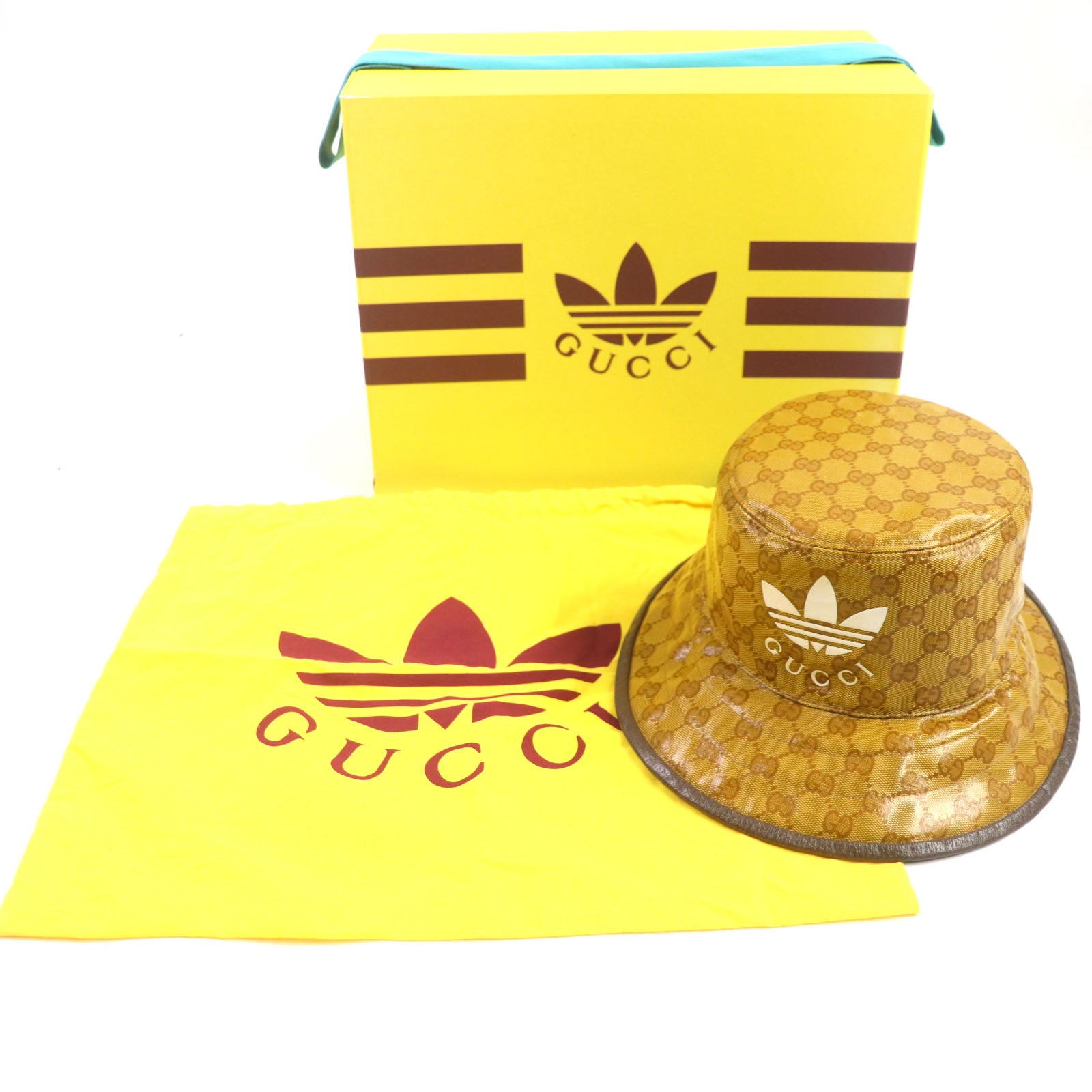 Gucci GG Pattern Bucket Hat Brown S