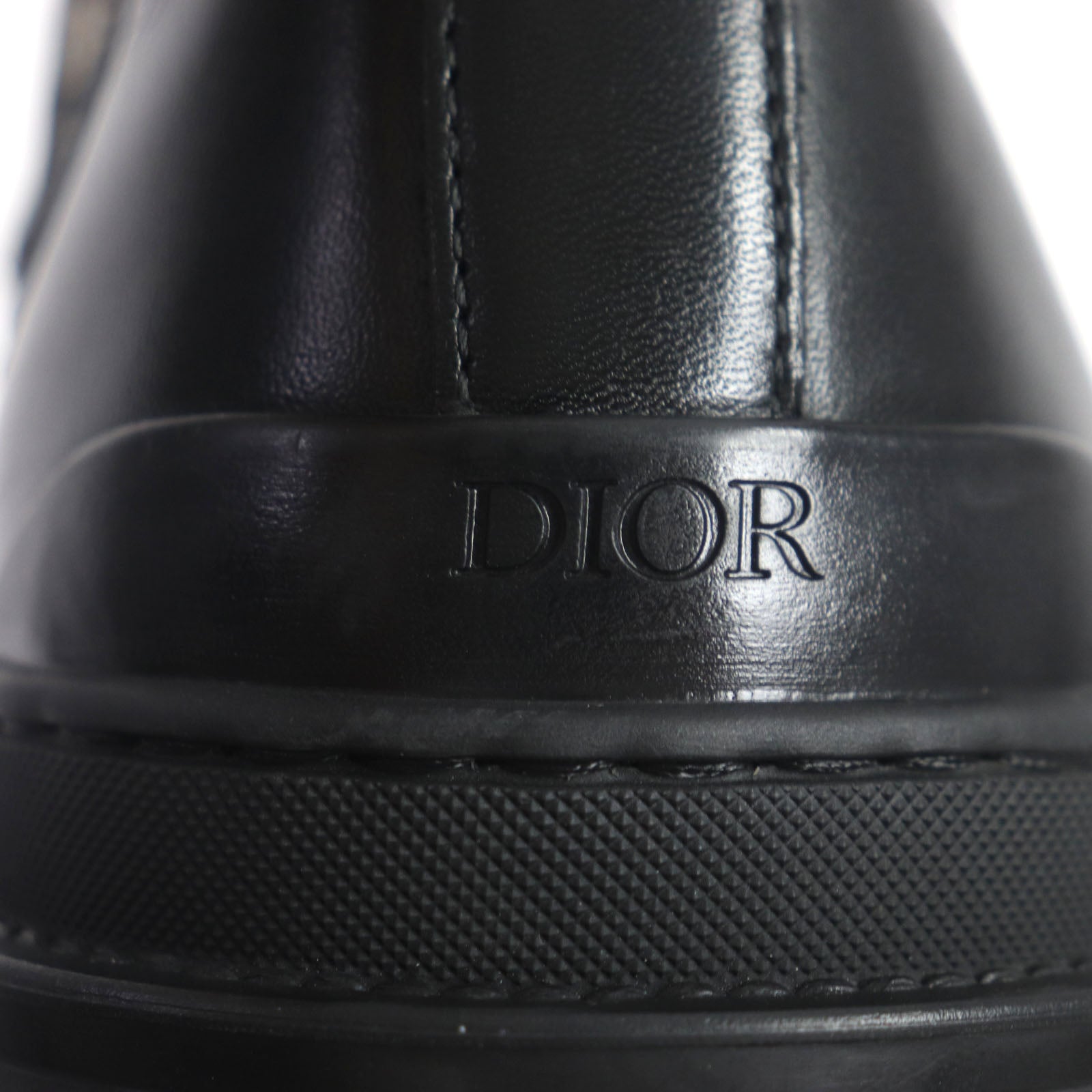 DIOR Explorer Chelsea Leather Boots Black 39