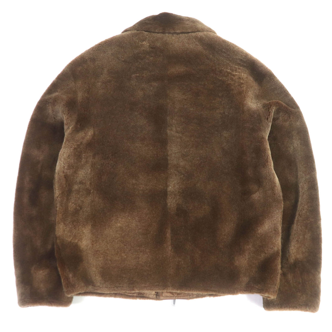 Dior Shearling Bomber Jacket Brown 52