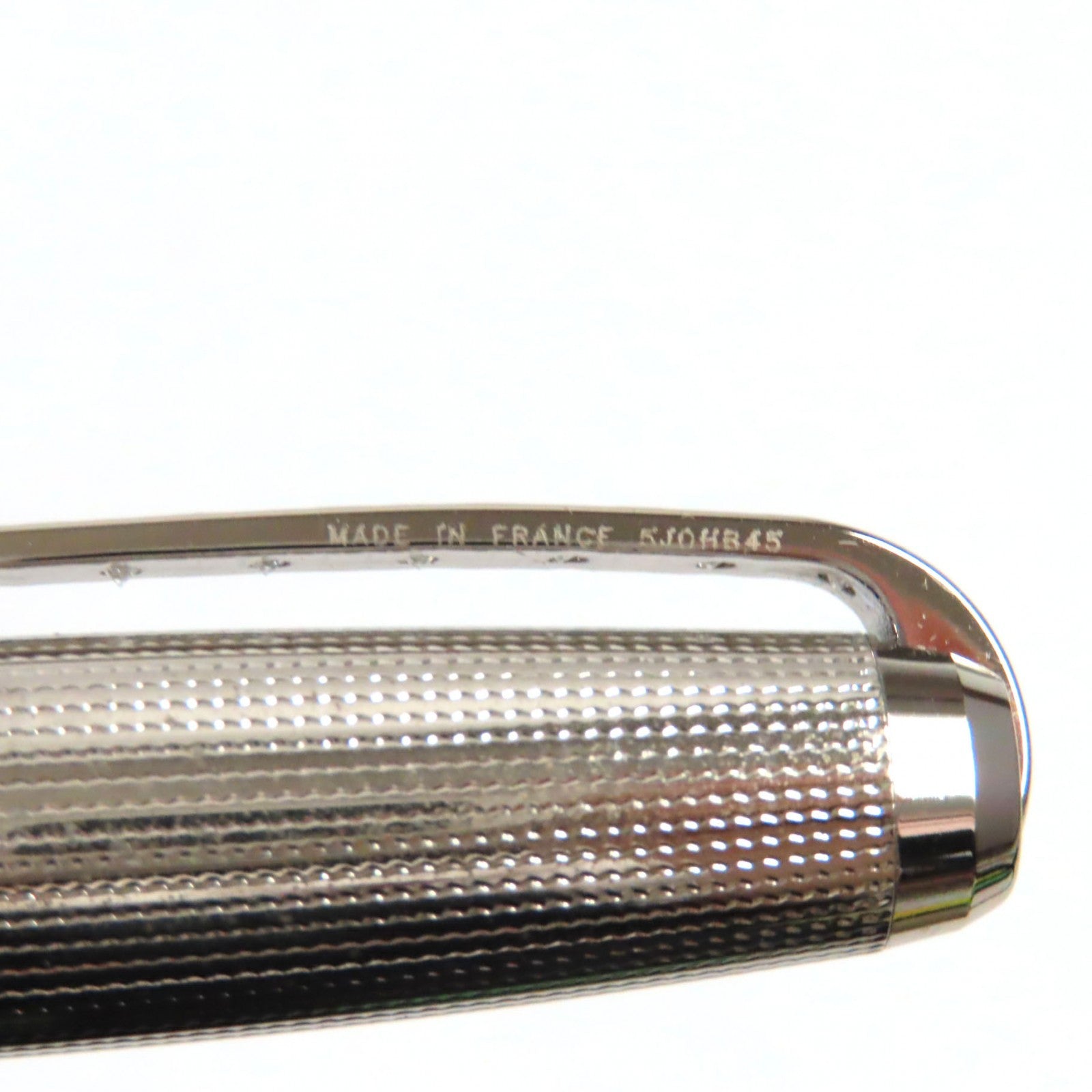 Dupont Olympio Rhinestone Ballpoint Pen Silver