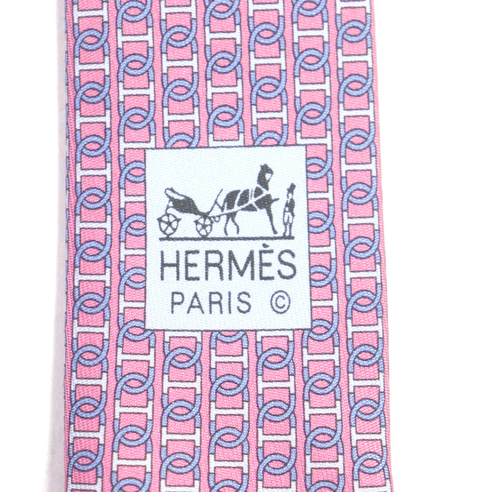 Hermes Silk Cravat Chaine d'Ancre Tie