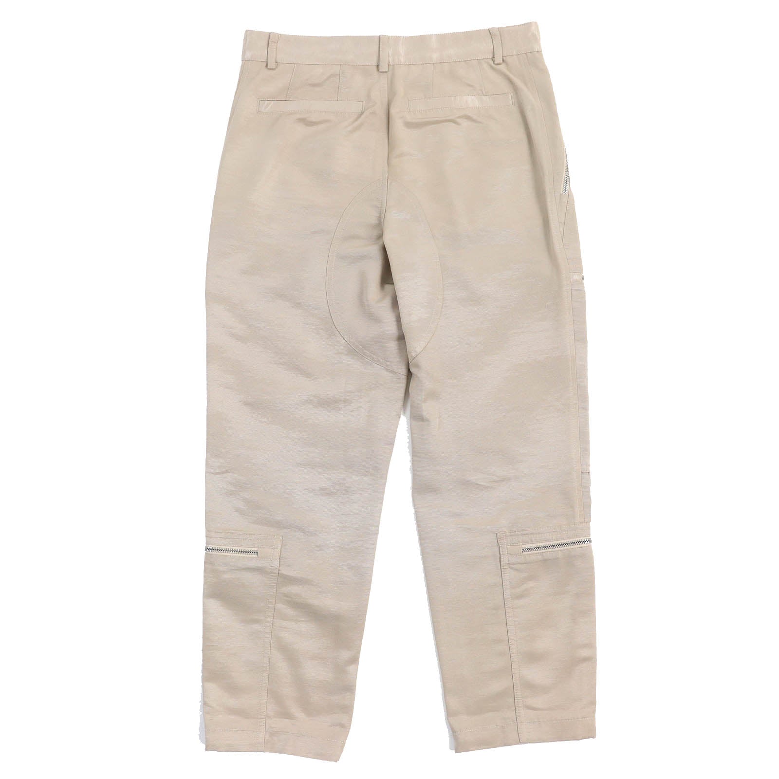 Dior Satin Zip Cargo Pants Beige 44