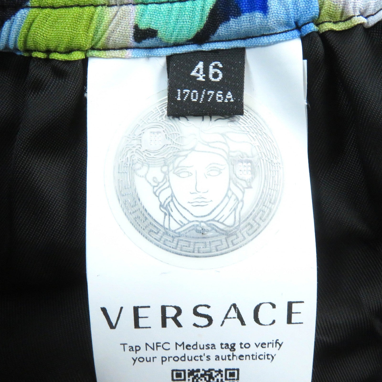 Versace College Fit Pattern Shorts Black 46