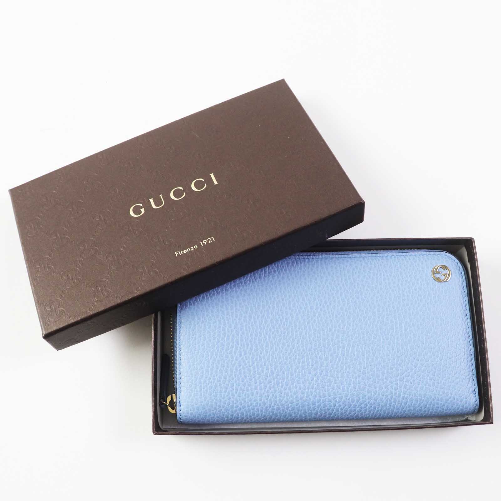 GUCCI Interlocking G Zip Around Wallet