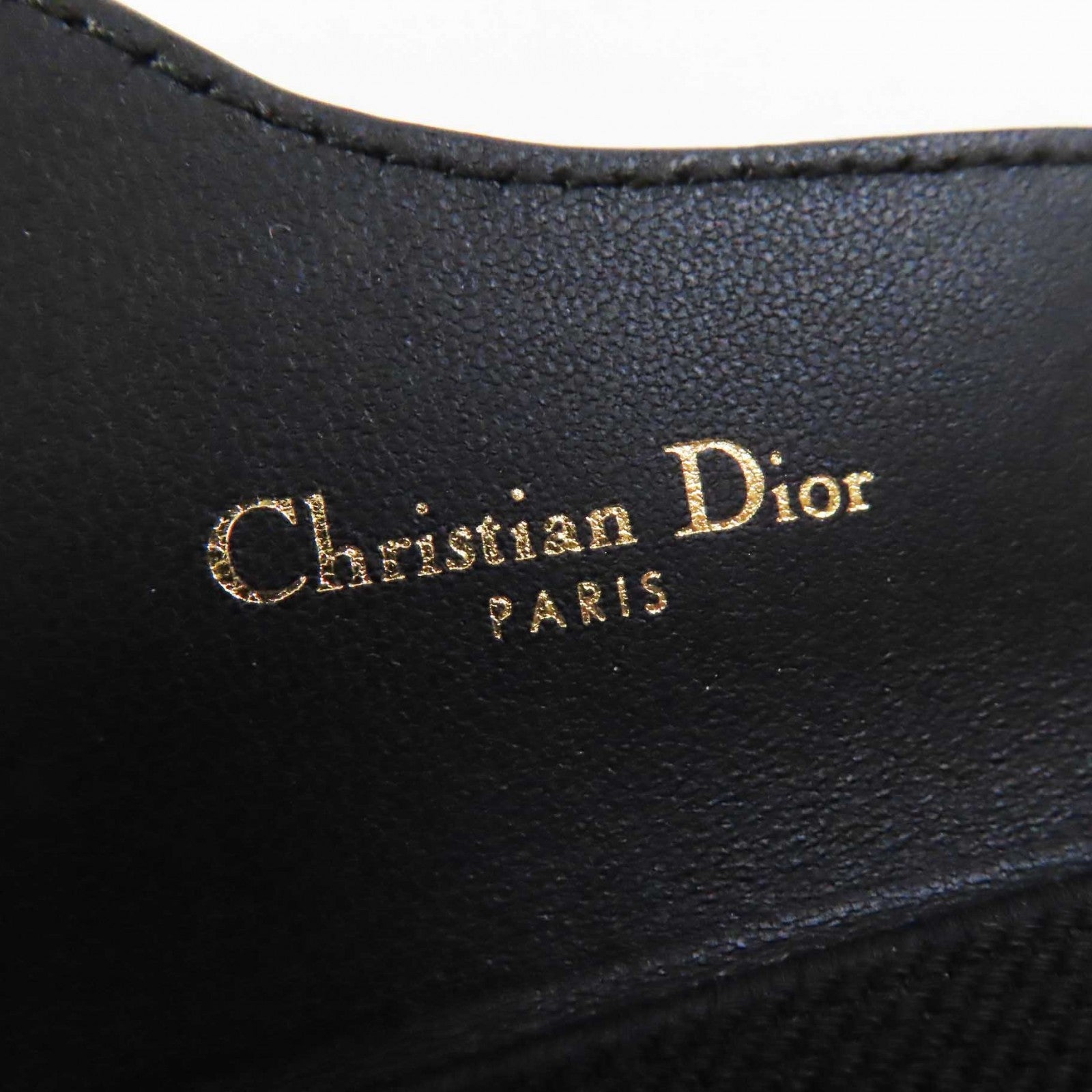 Dior Saddle Leather Waist Pouch Black