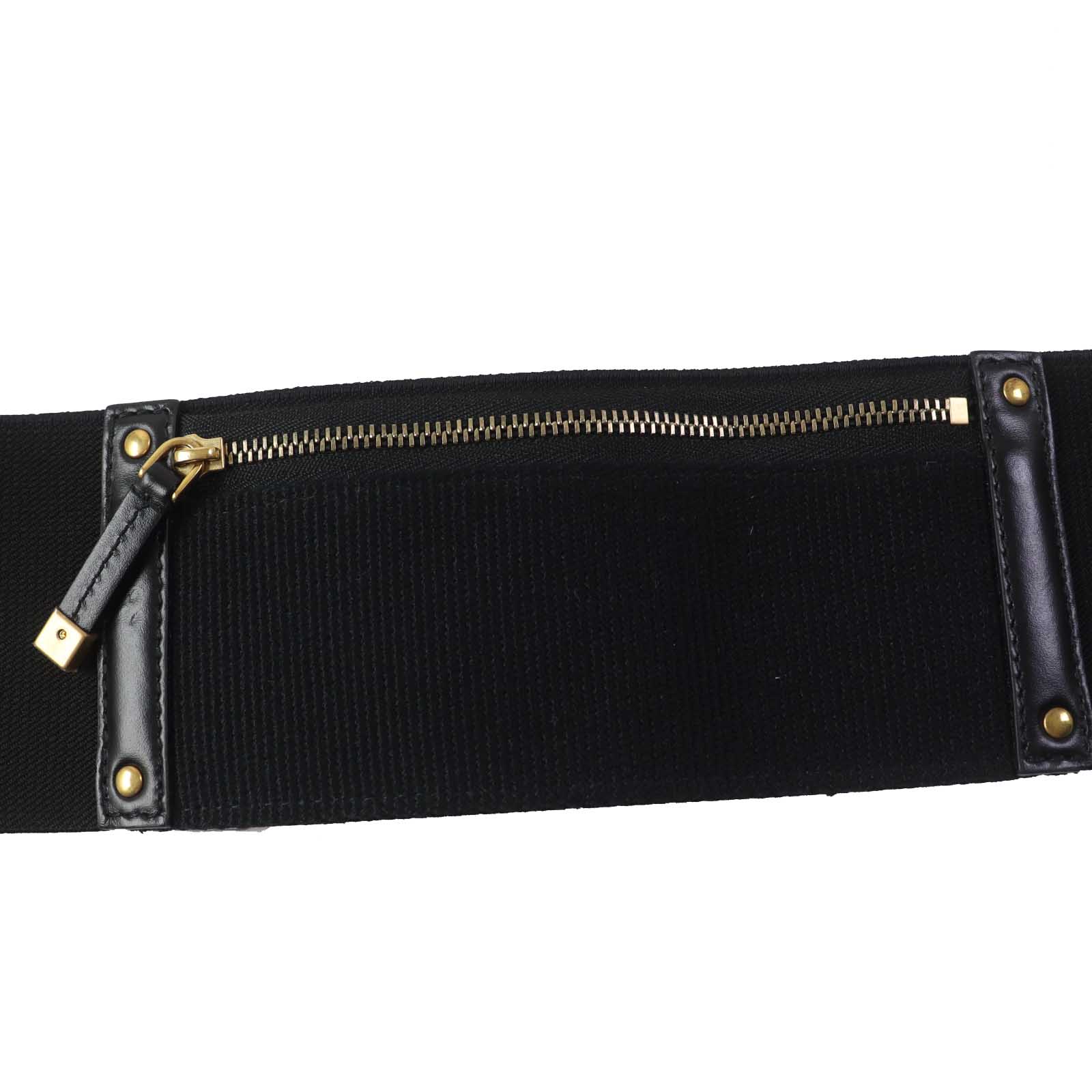 Dior Saddle Leather Waist Pouch Black