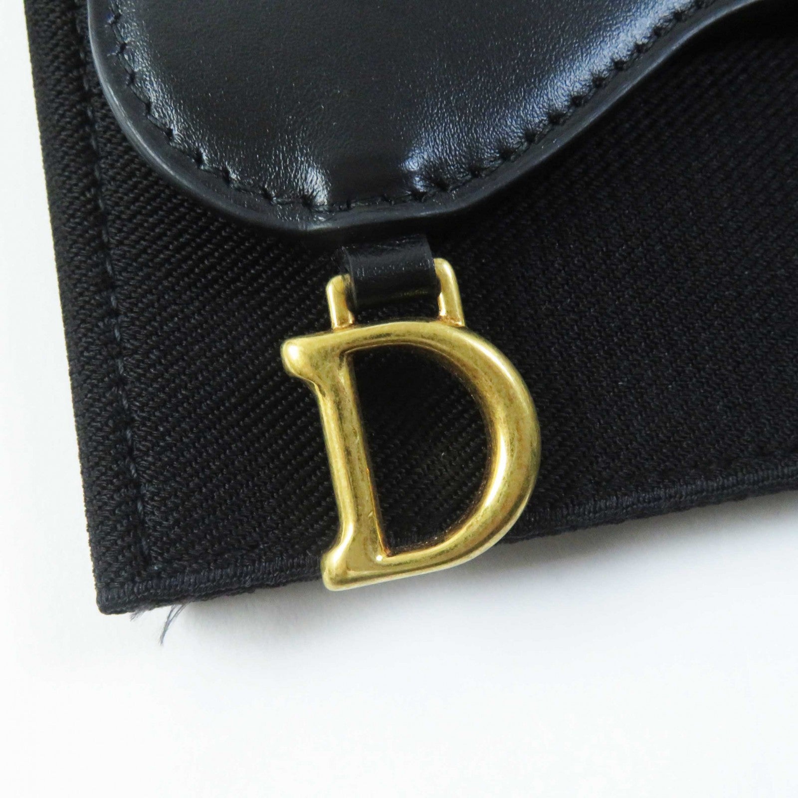 Dior Saddle Leather Waist Pouch Black