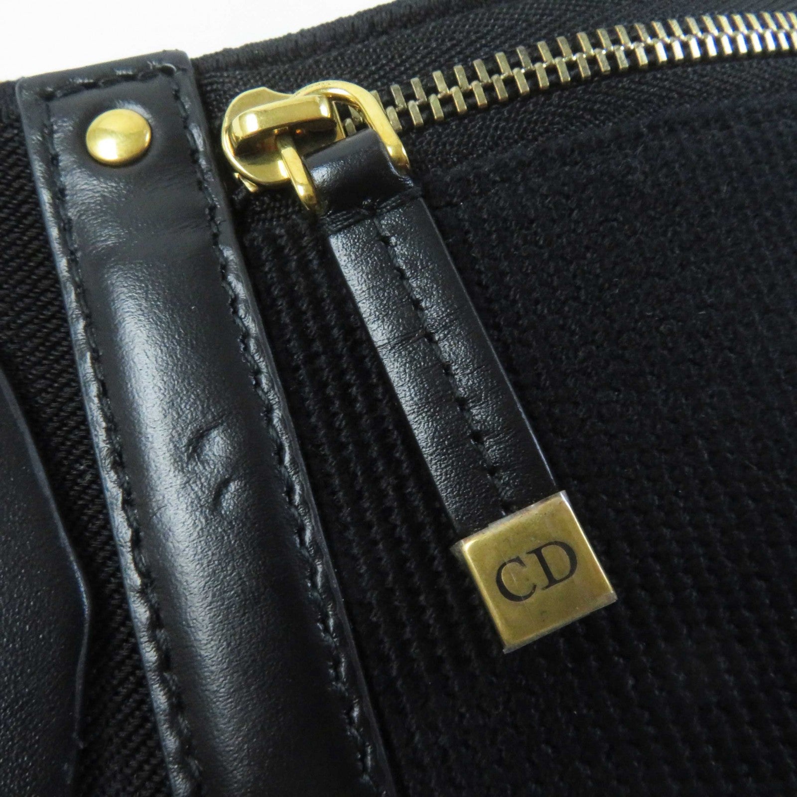 Dior Saddle Leather Waist Pouch Black