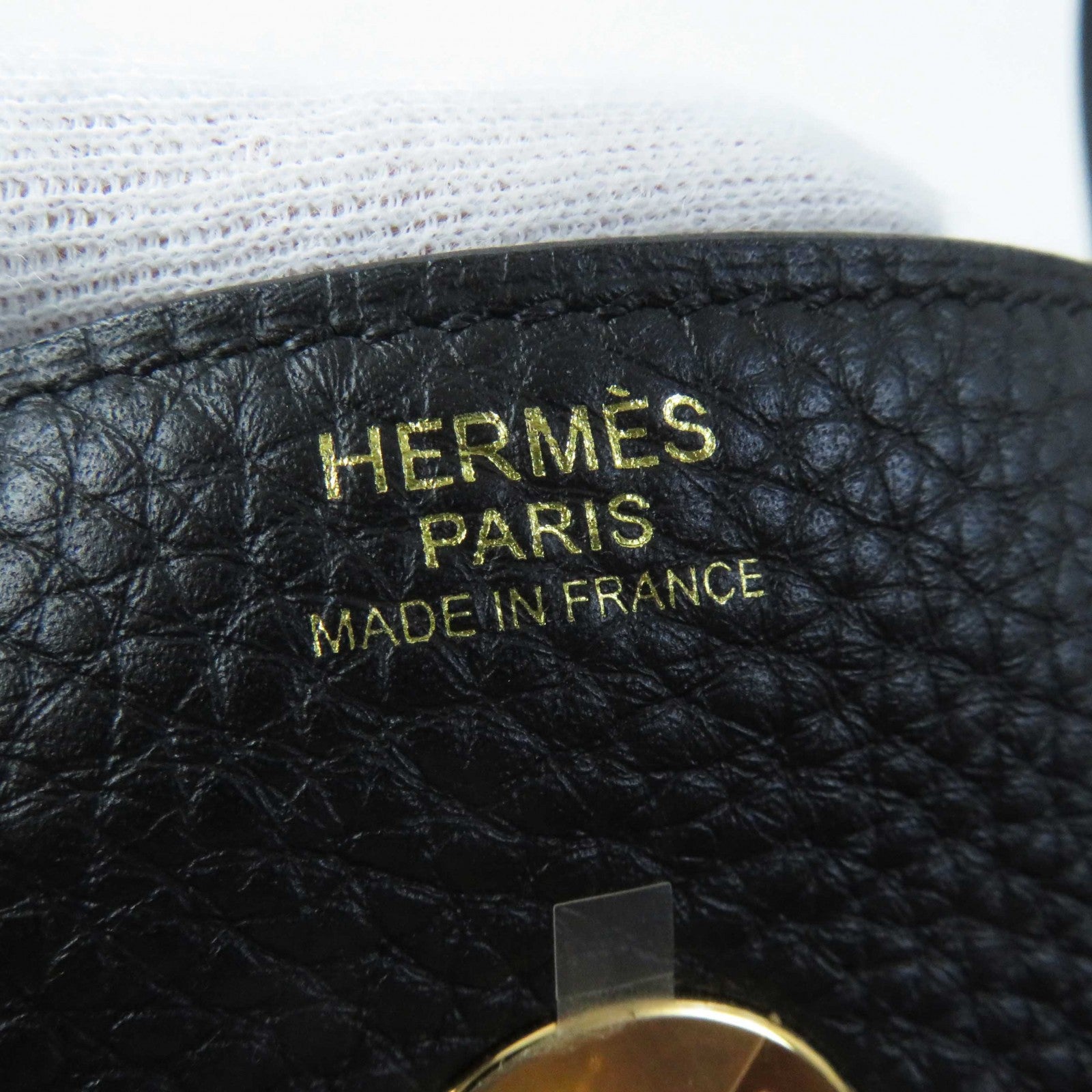 HERMES Lindy 30 Shoulder Bag Black