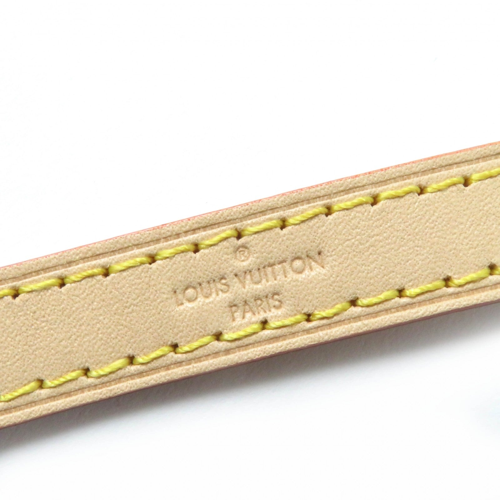 Louis Vuitton Leather Shoulder Strap Gold