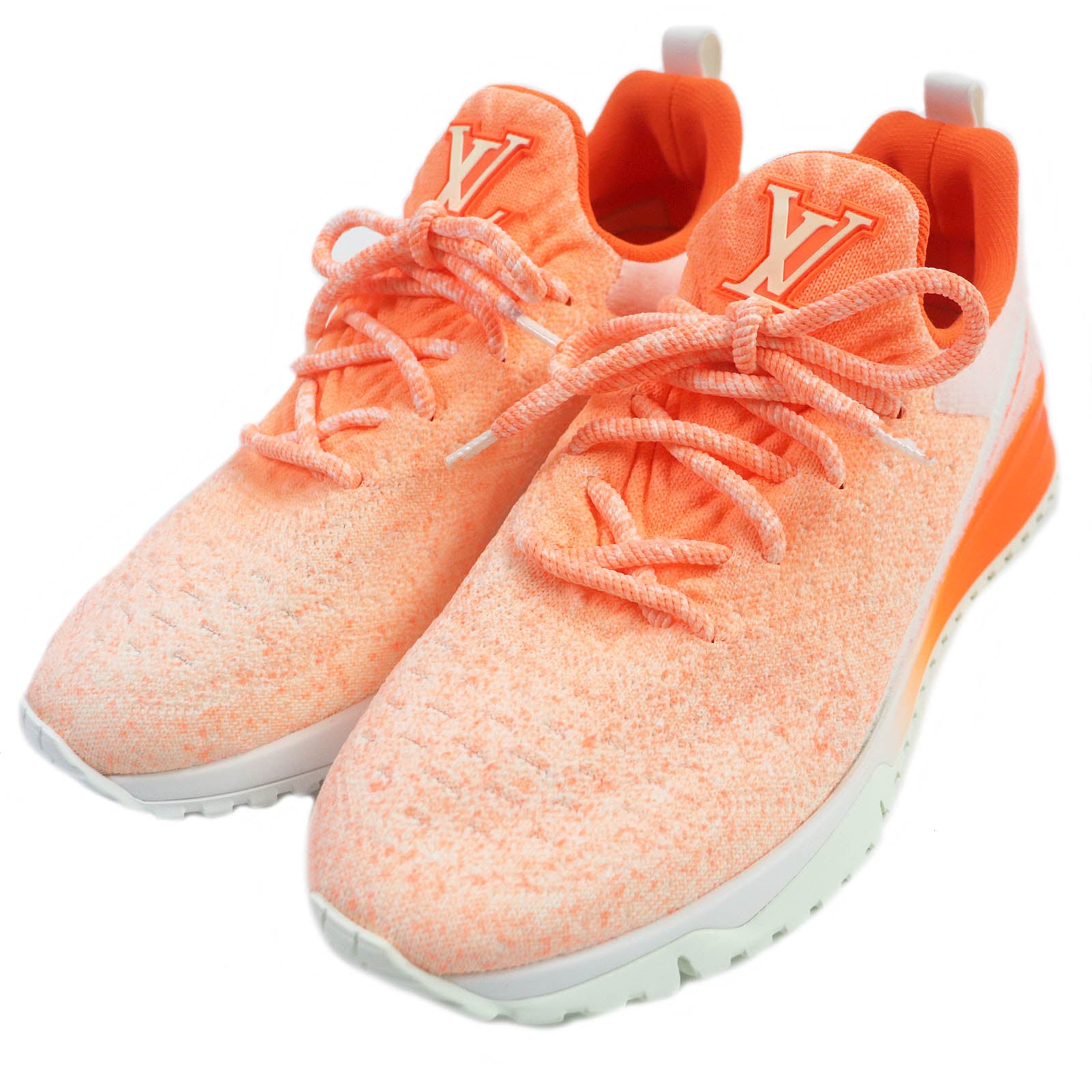 Louis Vuitton VNR Logo Running Shoes Neon Orange