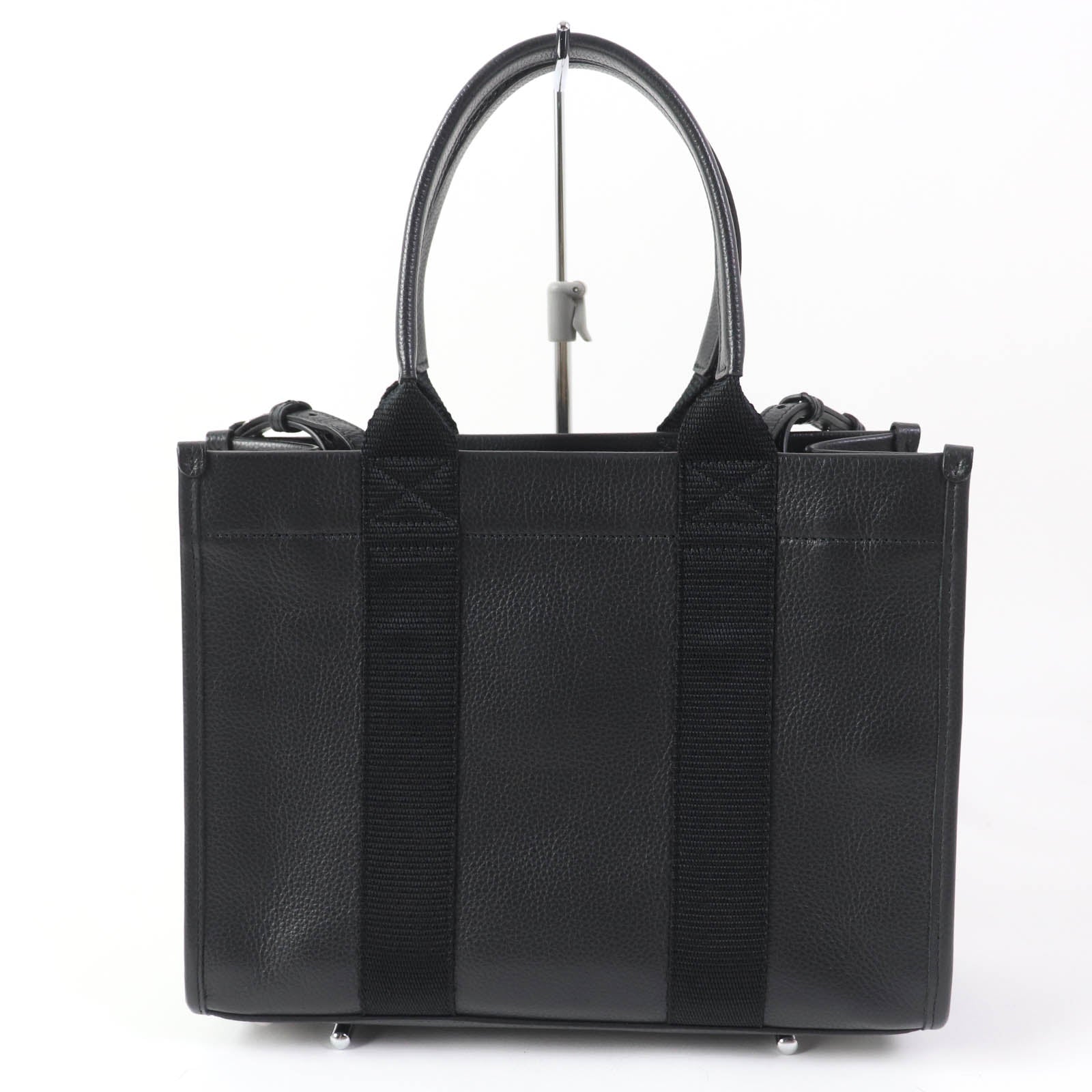 Balenciaga Leather 2WAY Shoulder Tote Bag Black