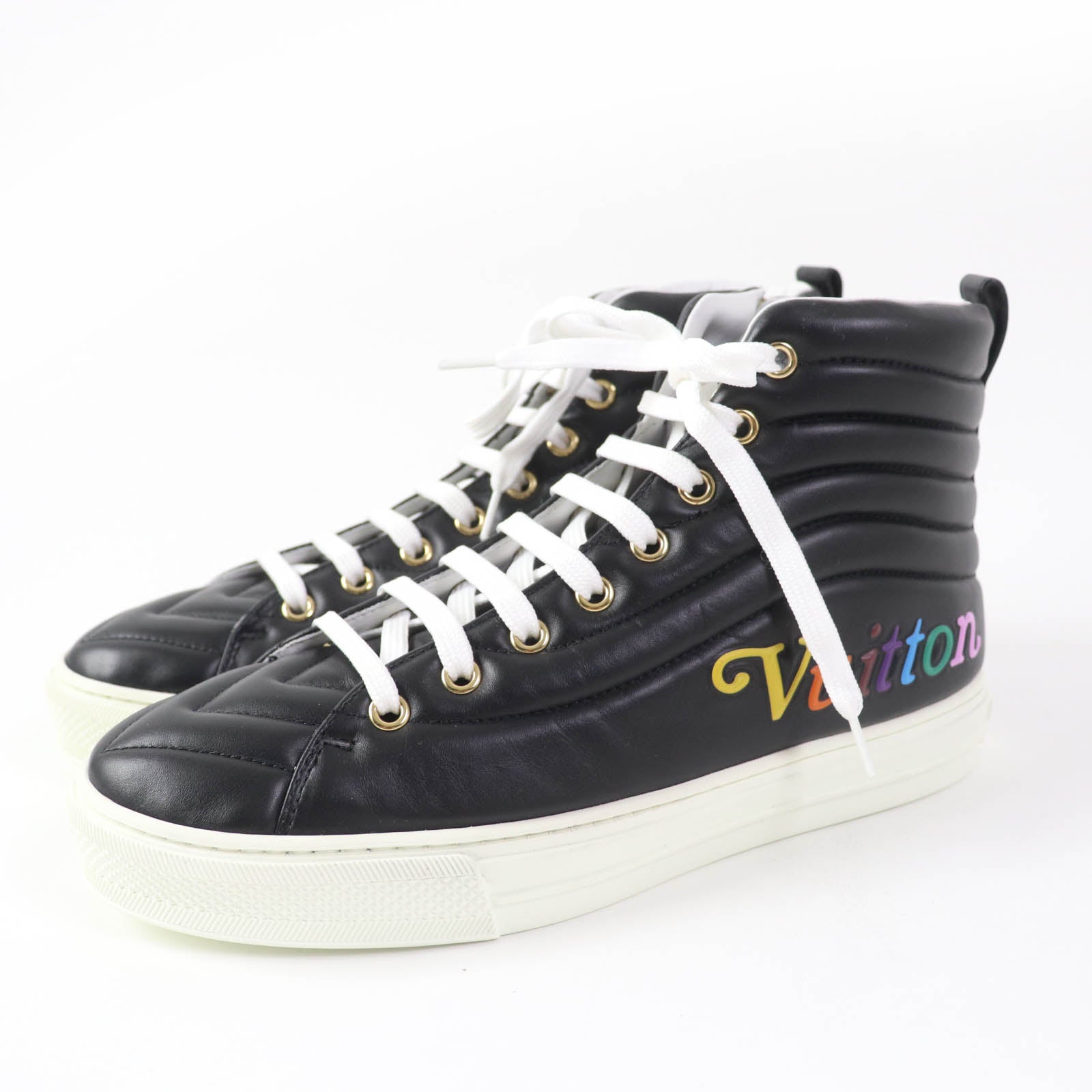 Louis Vuitton Stellar Line Leather High Sneakers