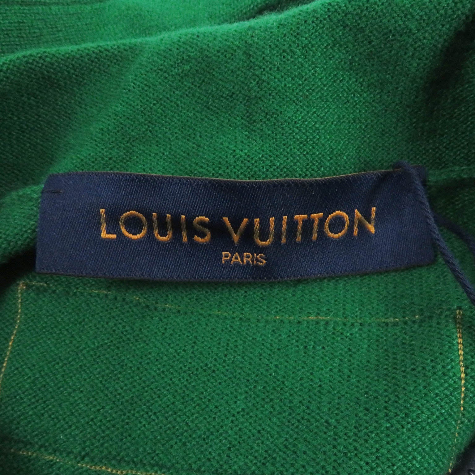 Louis Vuitton Cashmere Silk Hoodie XL Green