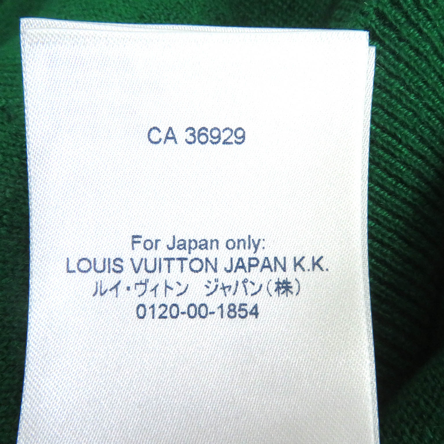 Louis Vuitton Cashmere Silk Hoodie XL Green