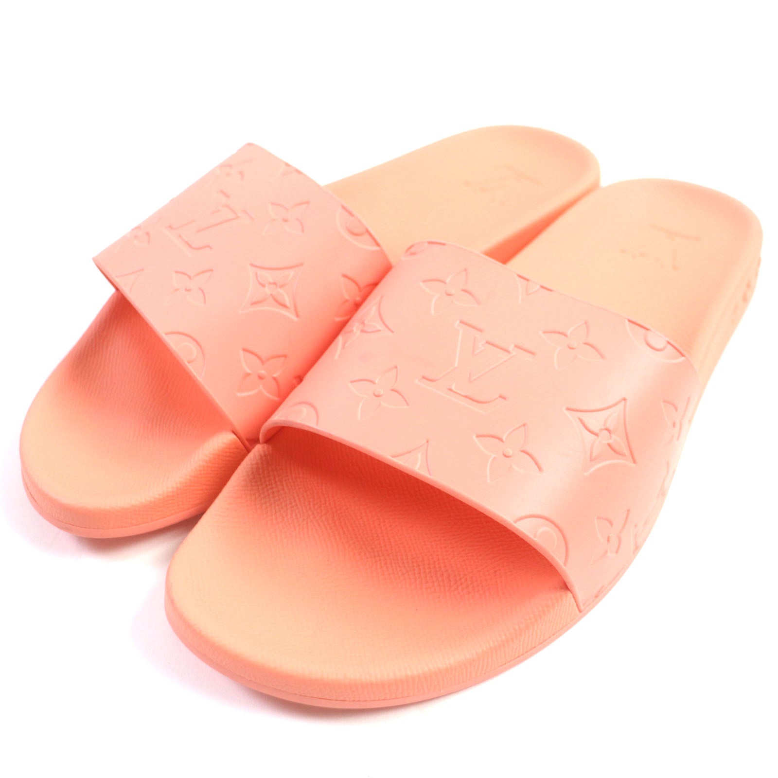 Louis Vuitton Monogram Slide Sandals Orange