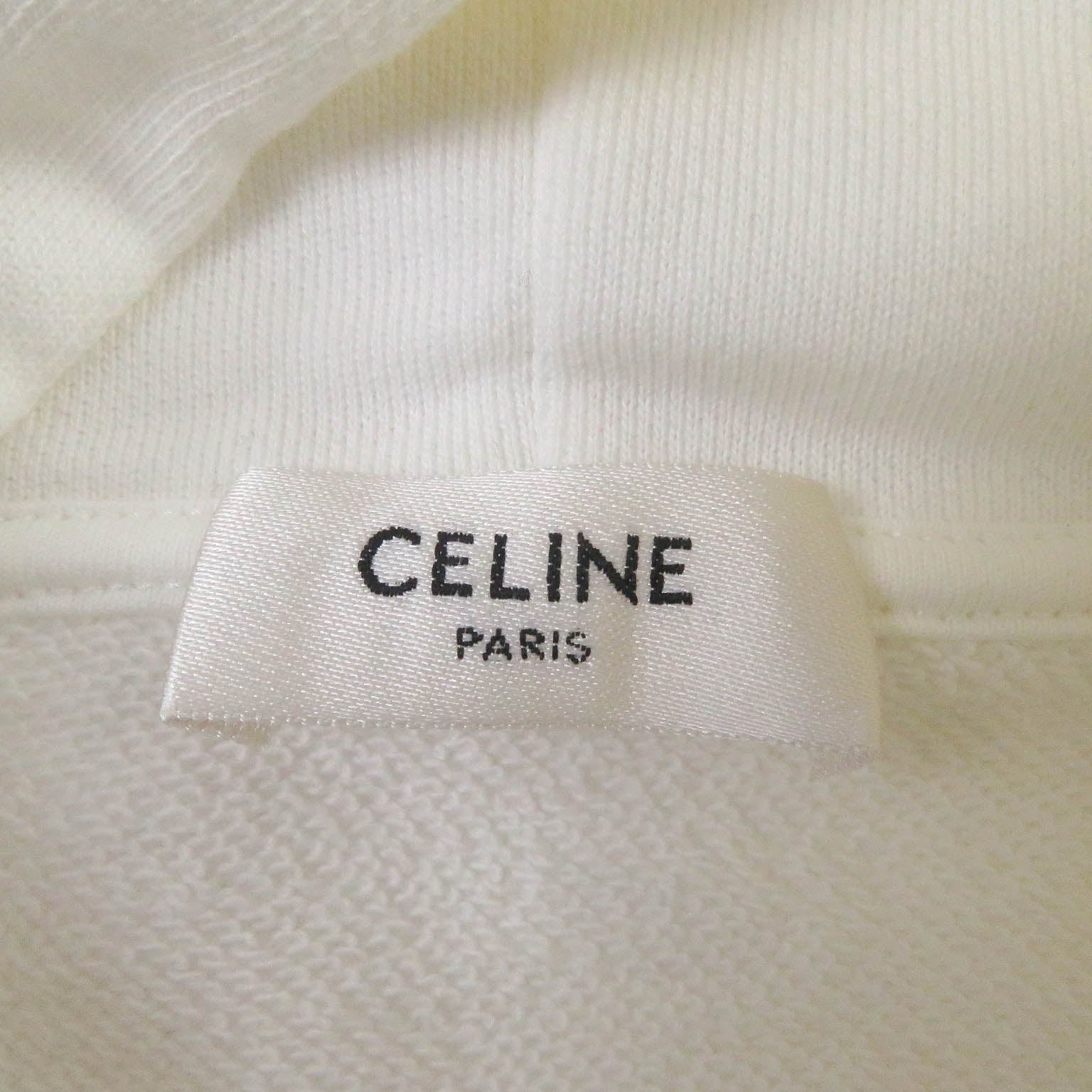 Celine Cotton Gradient Logo Pullover Hoodie XL