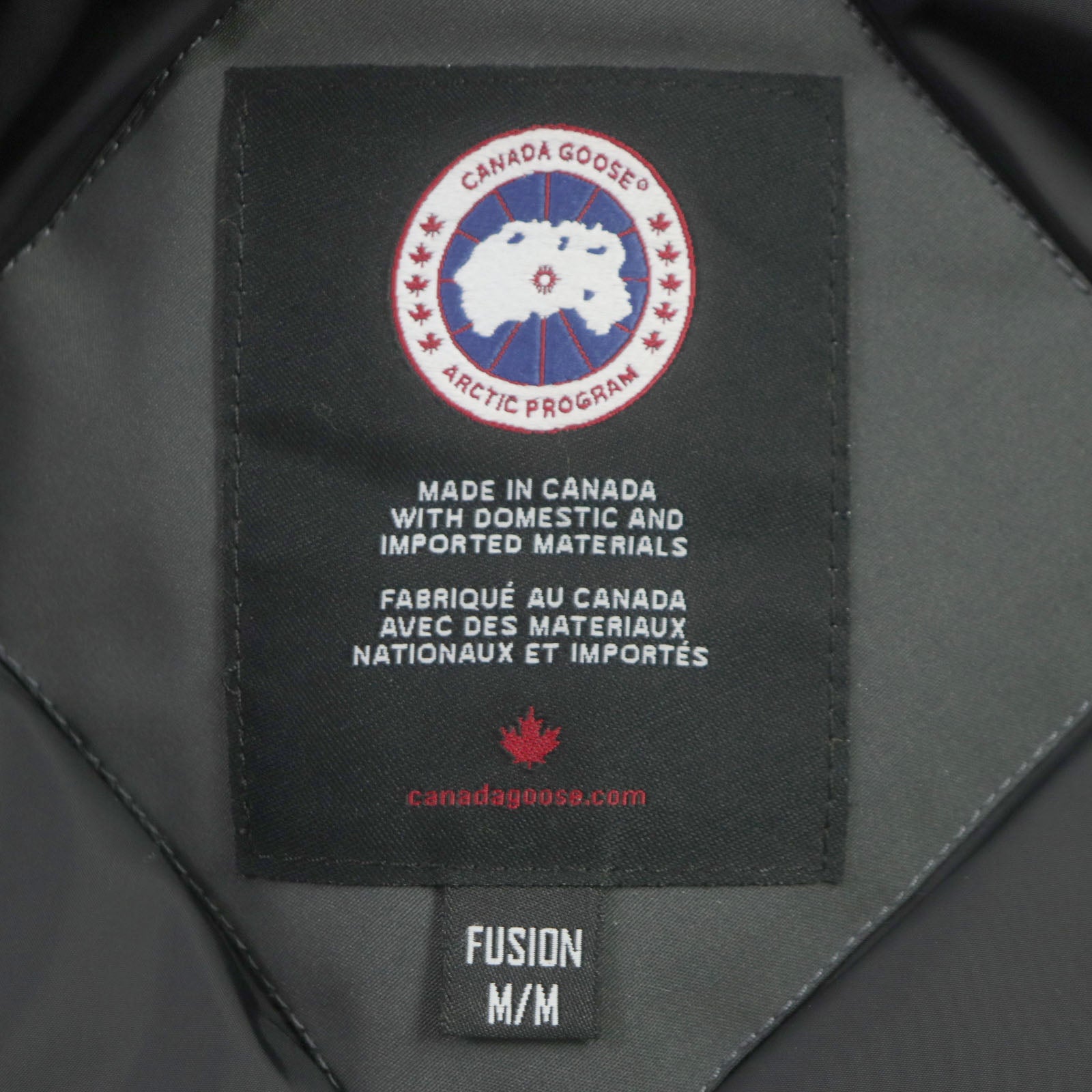 Canada Goose Rossclair Parka Down Coat Gray M