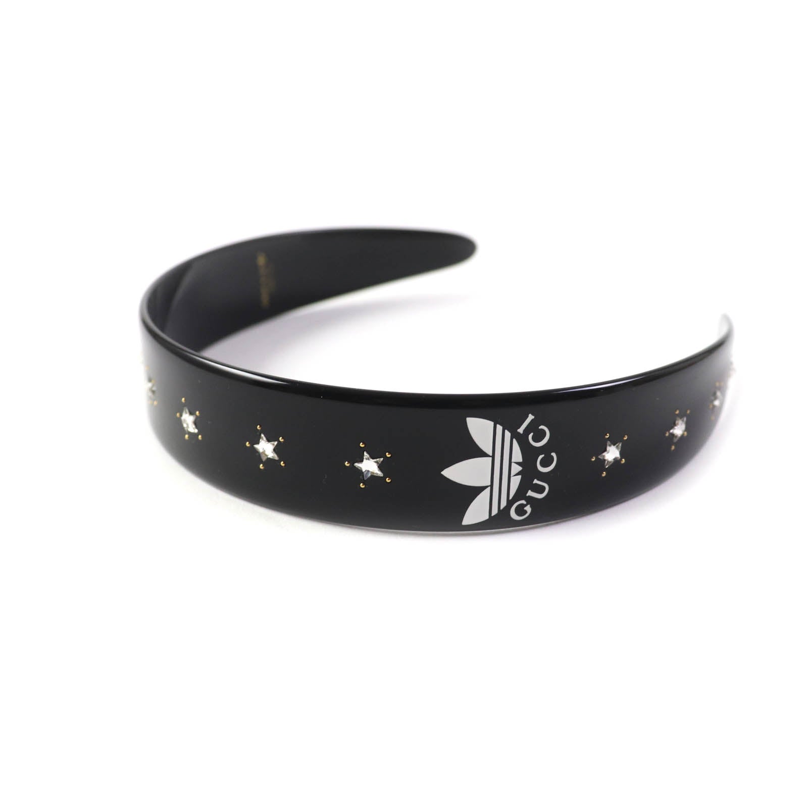 Gucci Star Studded Trefoil Headband Hair Accessory