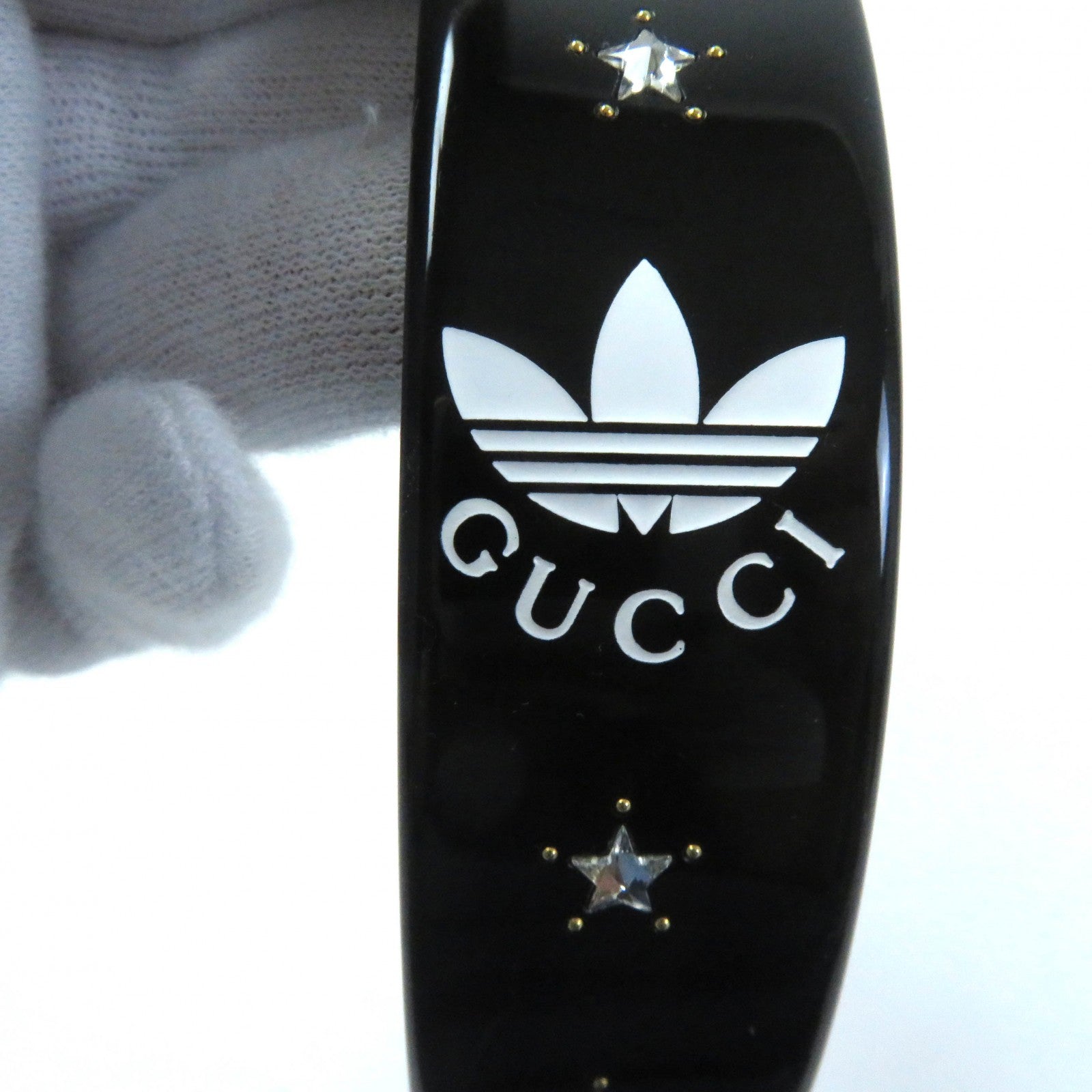 Gucci Star Studded Trefoil Headband Hair Accessory