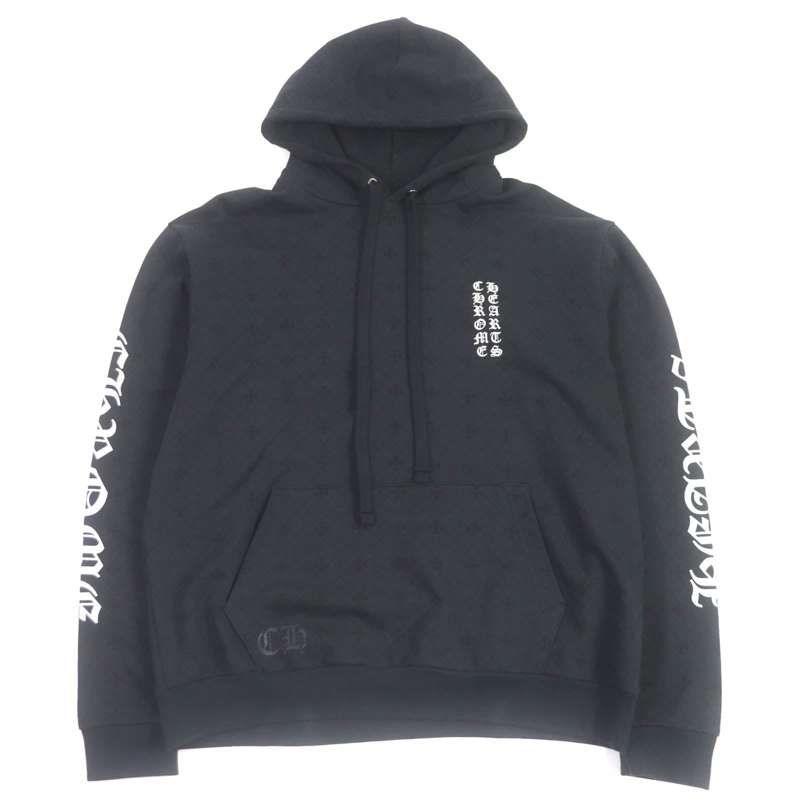 CHROME HEARTS CH Plus Logo Hoodie Black M