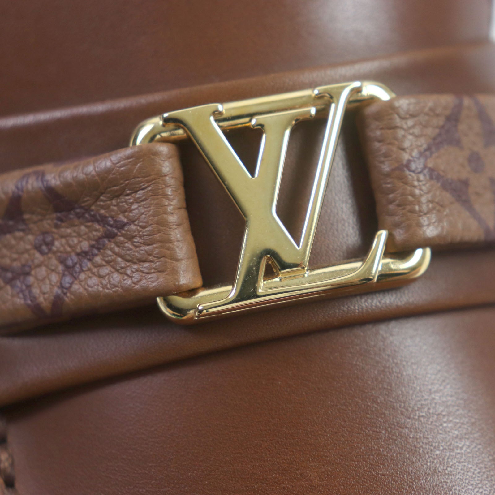 Louis Vuitton Monogram Leather Loafers